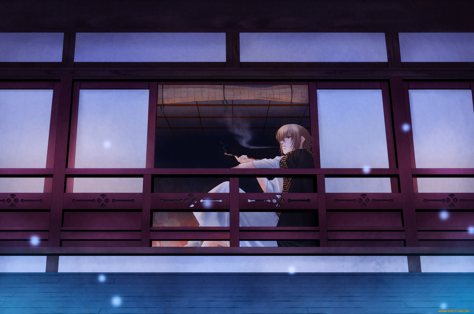 аниме, hakuouki, kazama, chikage