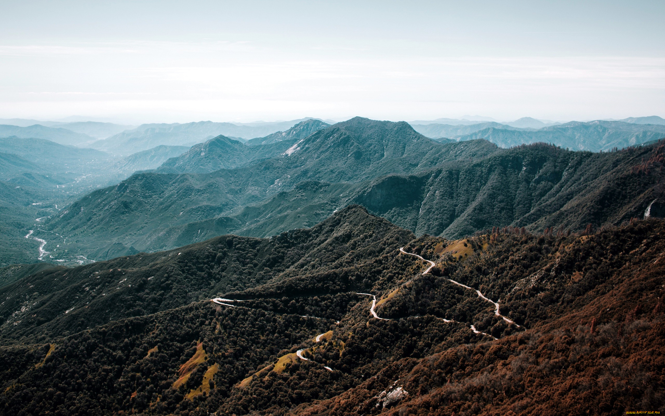 природа, горы, вершины, тропинки