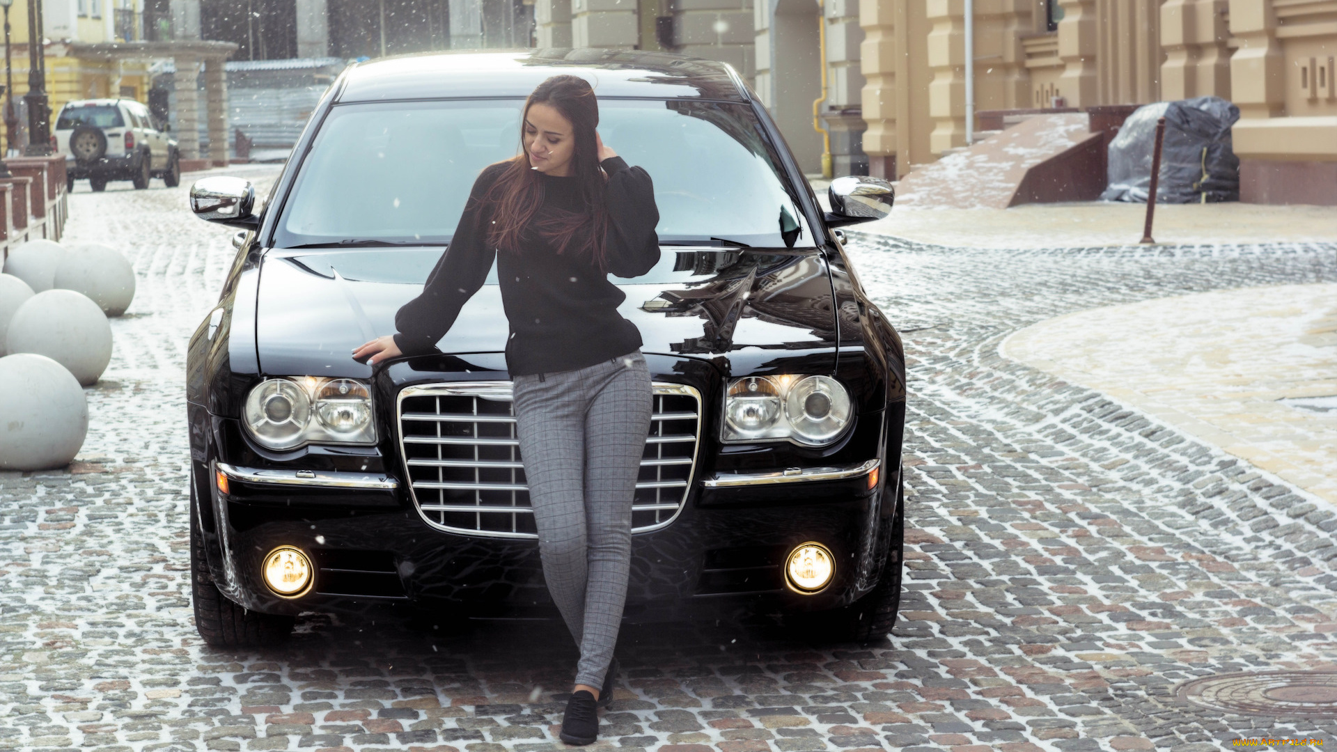 автомобили, -авто, с, девушками, boss, 300c, chrysler