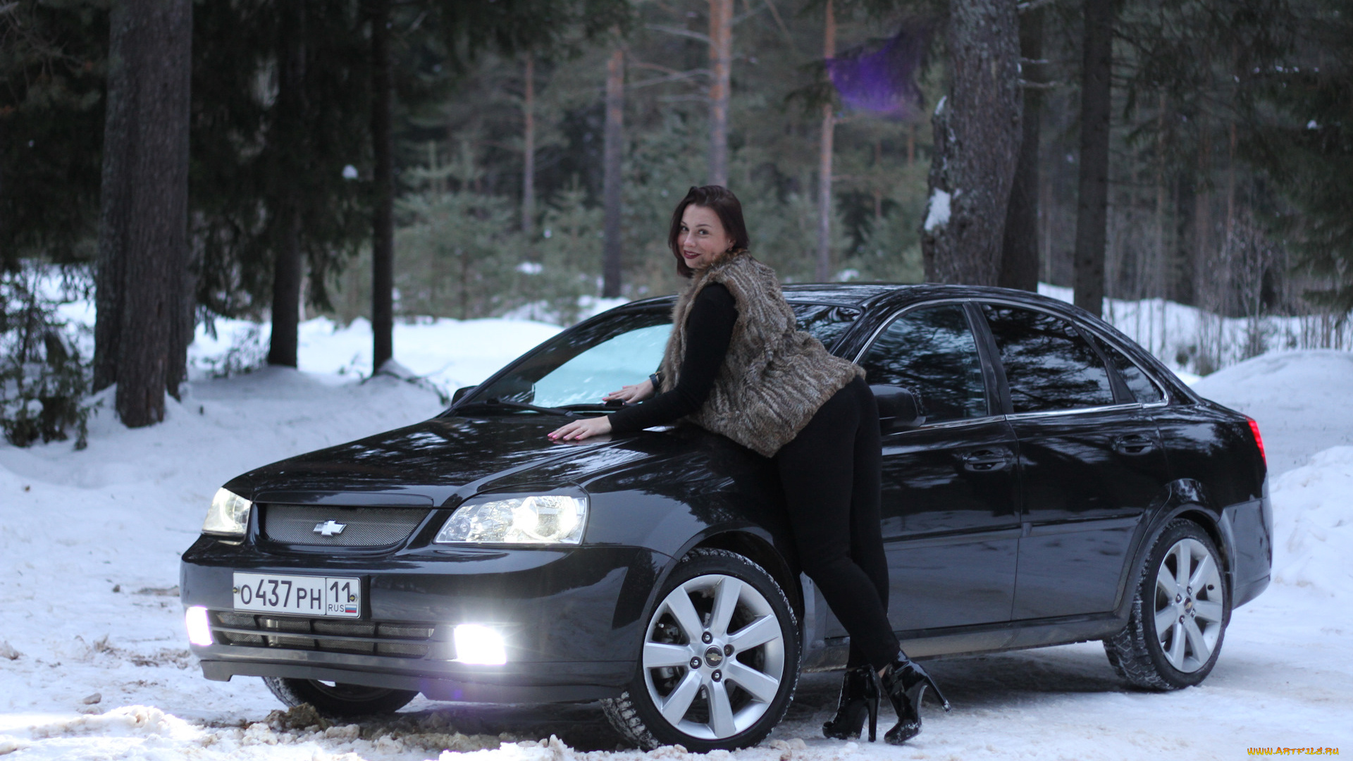 автомобили, -авто, с, девушками, chevrolet, lacetti