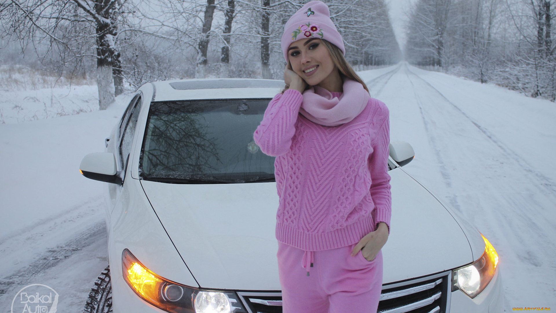 автомобили, -авто, с, девушками, honda, accord