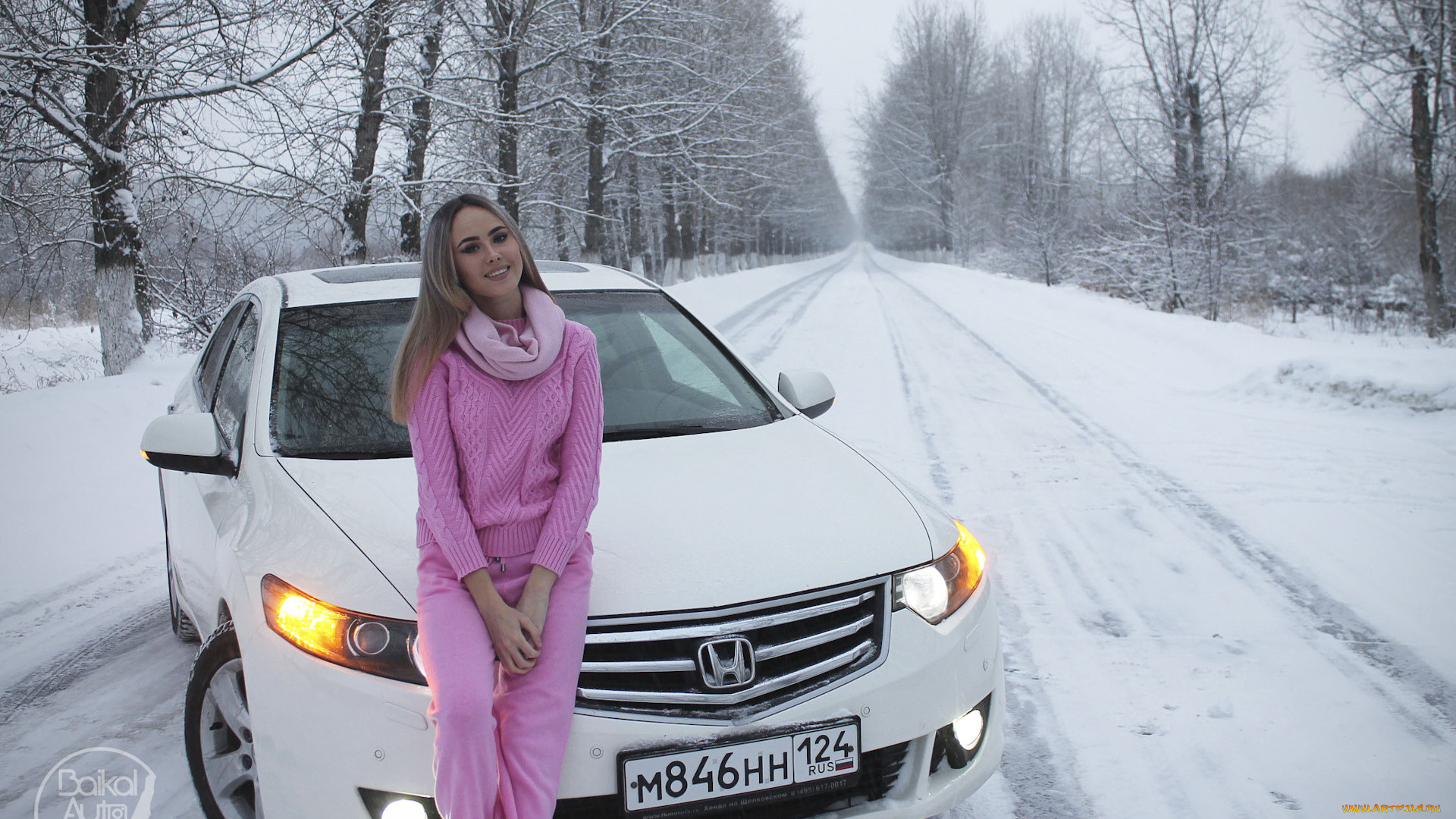 автомобили, -авто, с, девушками, honda, accord