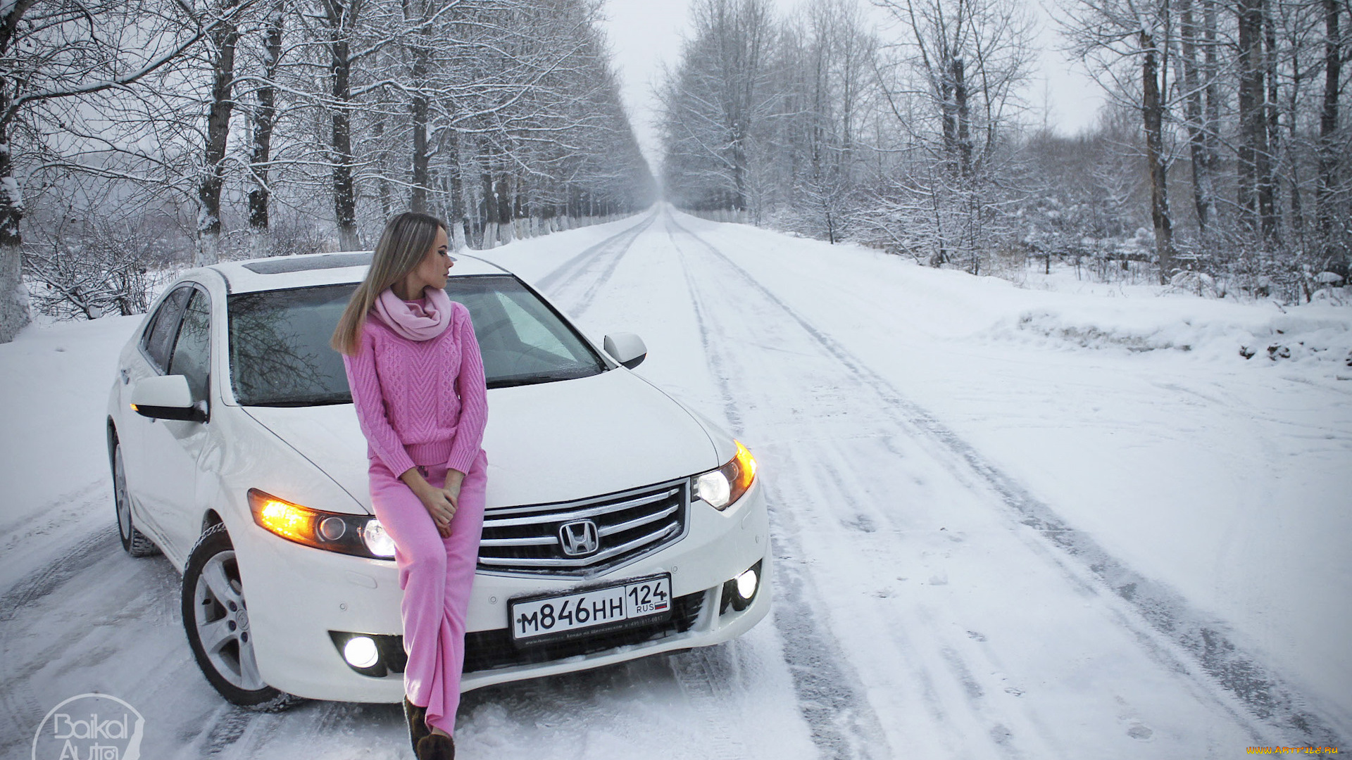 автомобили, -авто, с, девушками, honda, accord