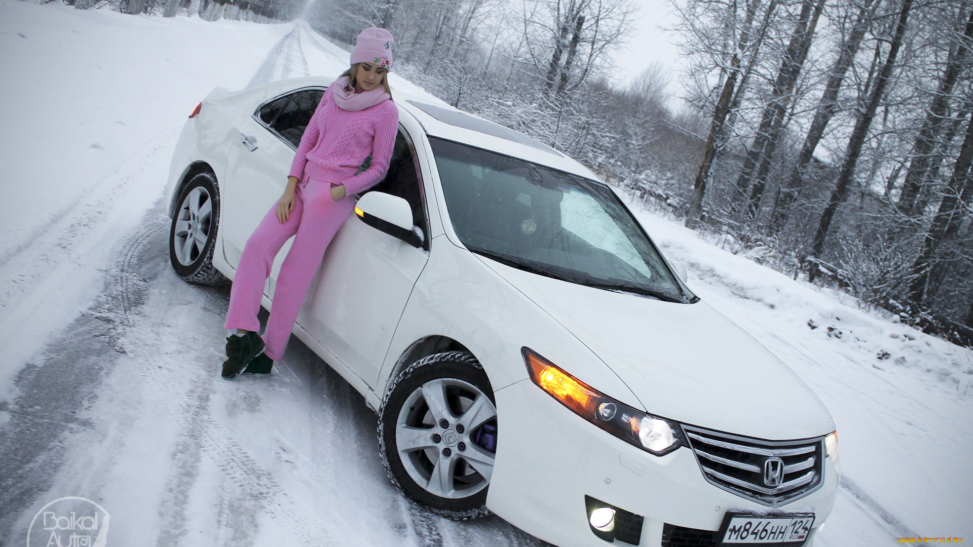 автомобили, -авто, с, девушками, honda, accord