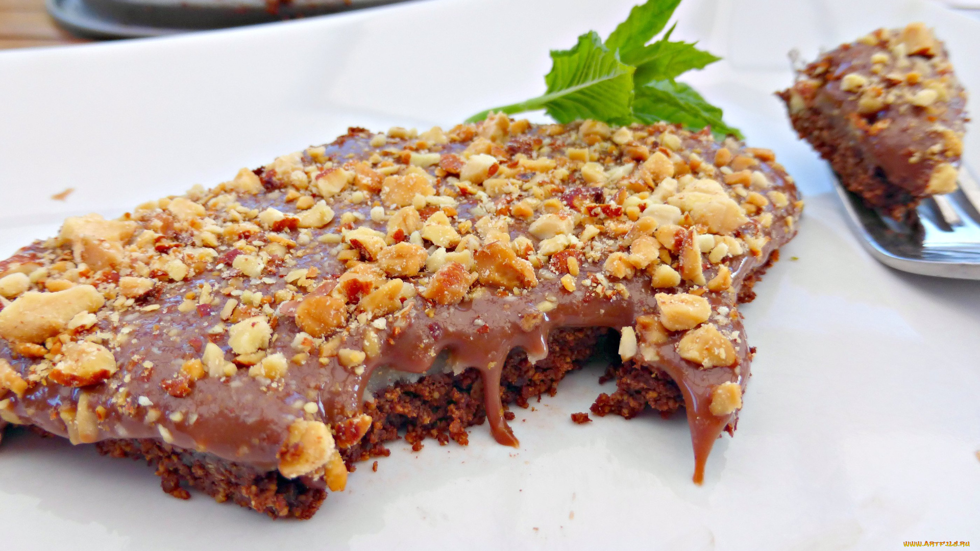 еда, торты, лакомство, мята, крем, торт