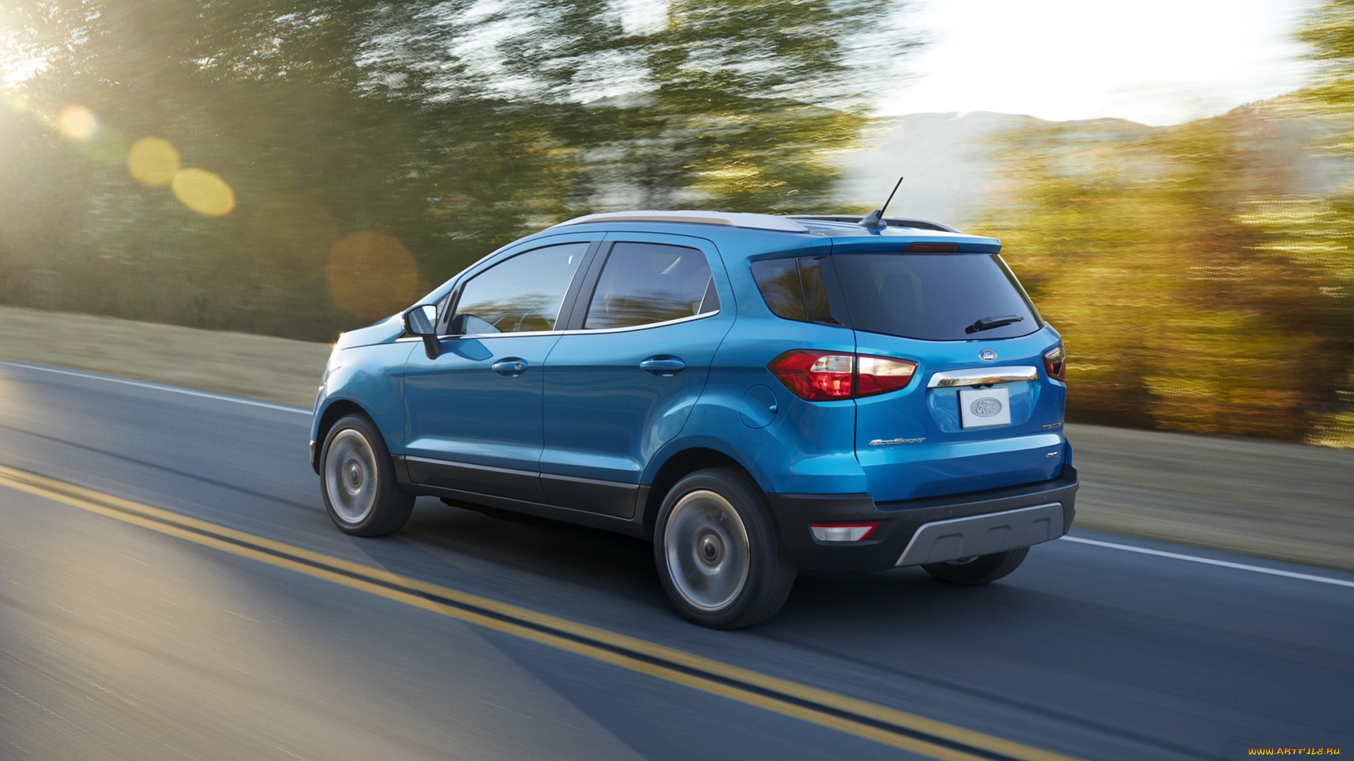 ford, ecosport, 2018, автомобили, ford, ecosport, 2018, blue