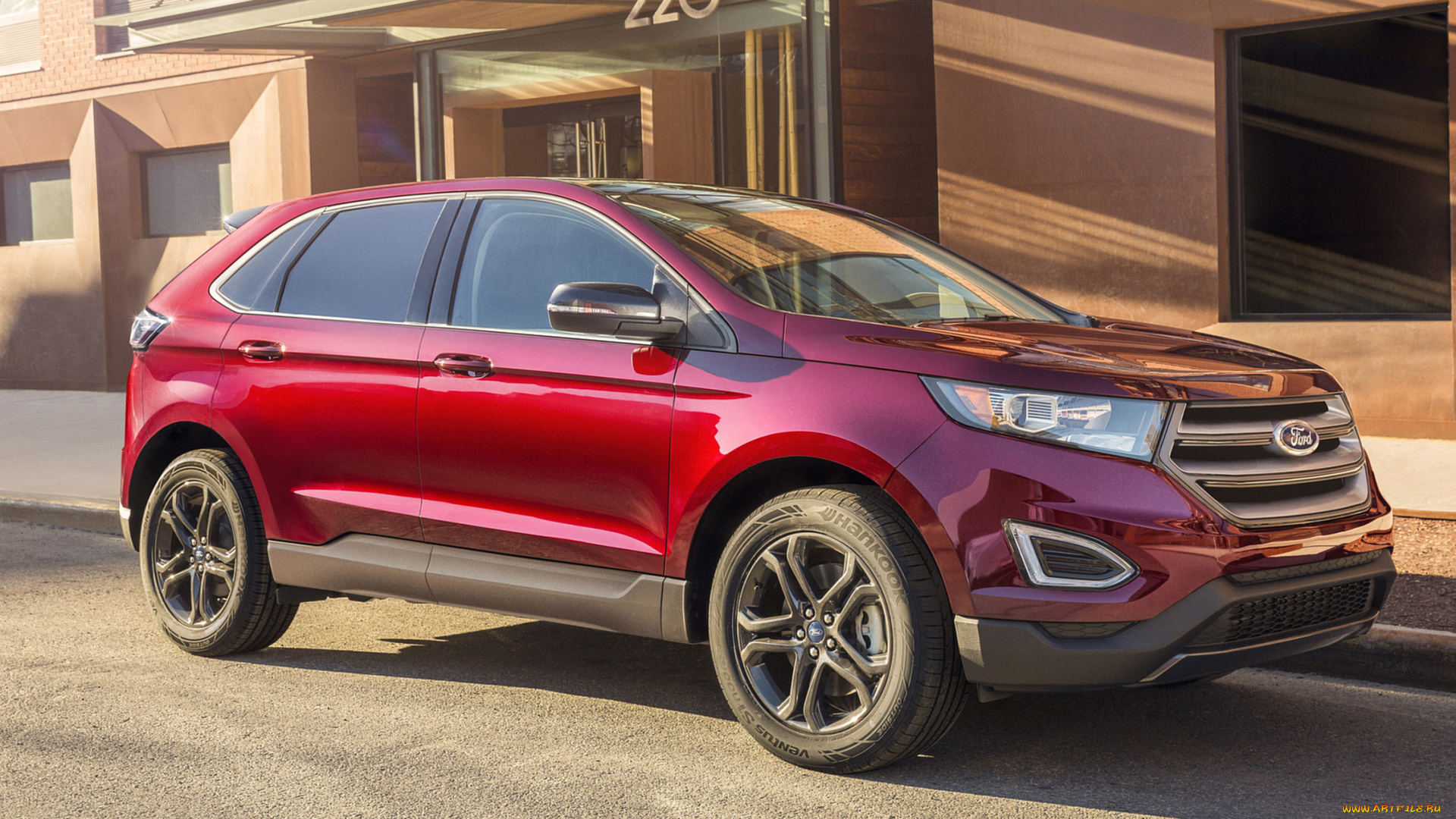 ford, edge, 2017, автомобили, ford, red, 2017, edge