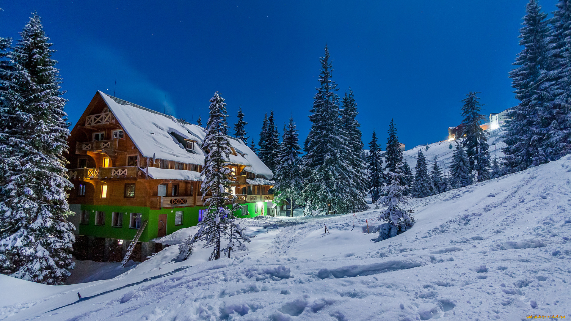 города, -, здания, , дома, дом, снег, а