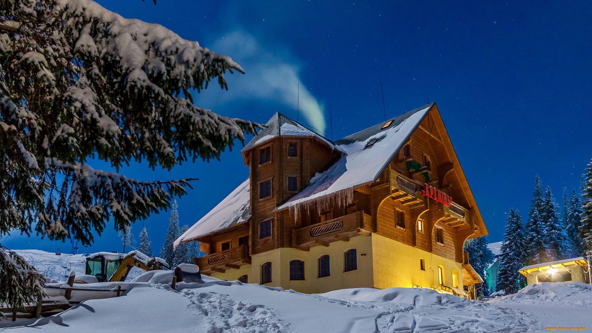 города, -, здания, , дома, дом, снег, а