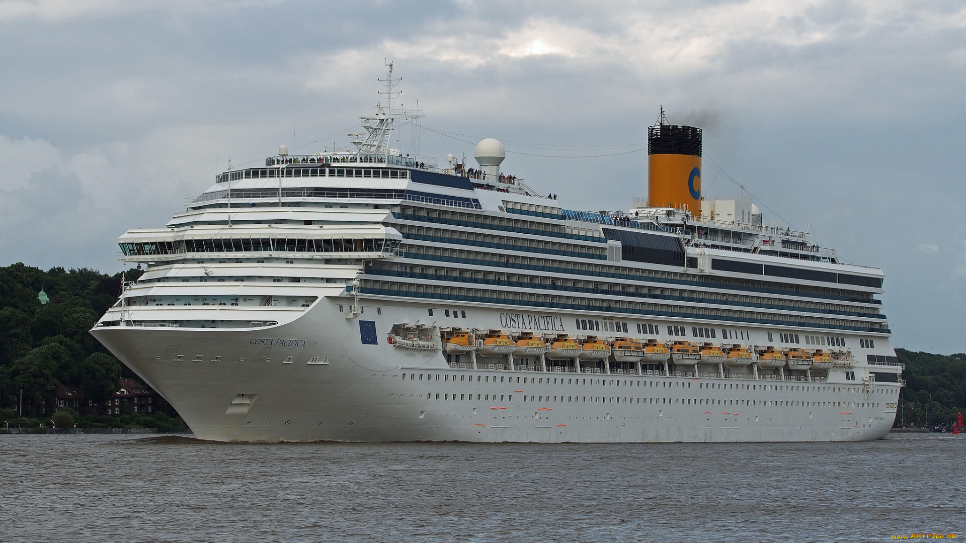 корабли, лайнеры, круиз, лайнер