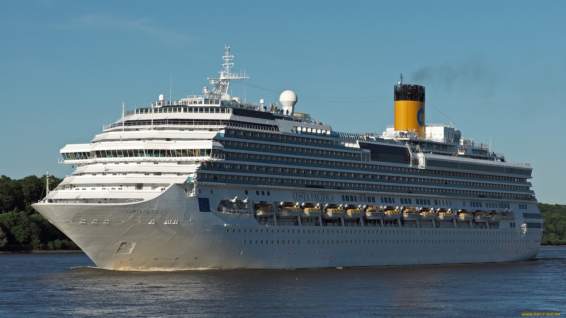 корабли, лайнеры, круиз, лайнер