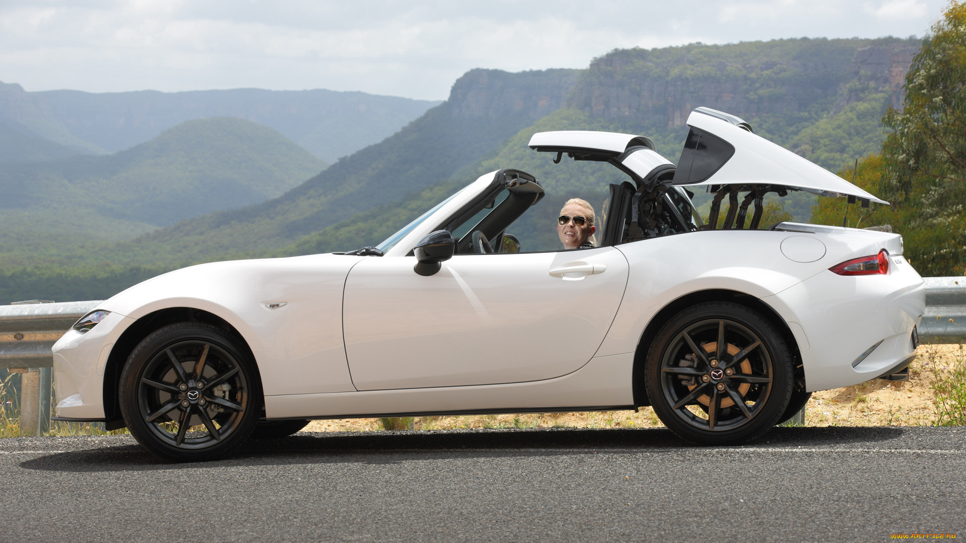 mazda, mx-5, rf, au-spec, 2017, автомобили, mazda, белый, 2017, au-spec, rf, mx-5