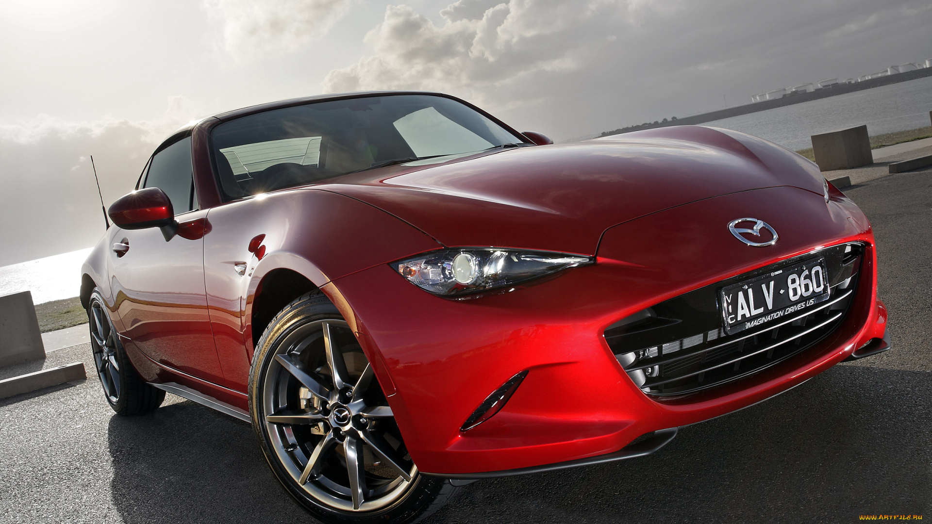 mazda, mx-5, rf-gt, au-spec, 2017, автомобили, mazda, красный, 2017, au-spec, rf-gt, mx-5