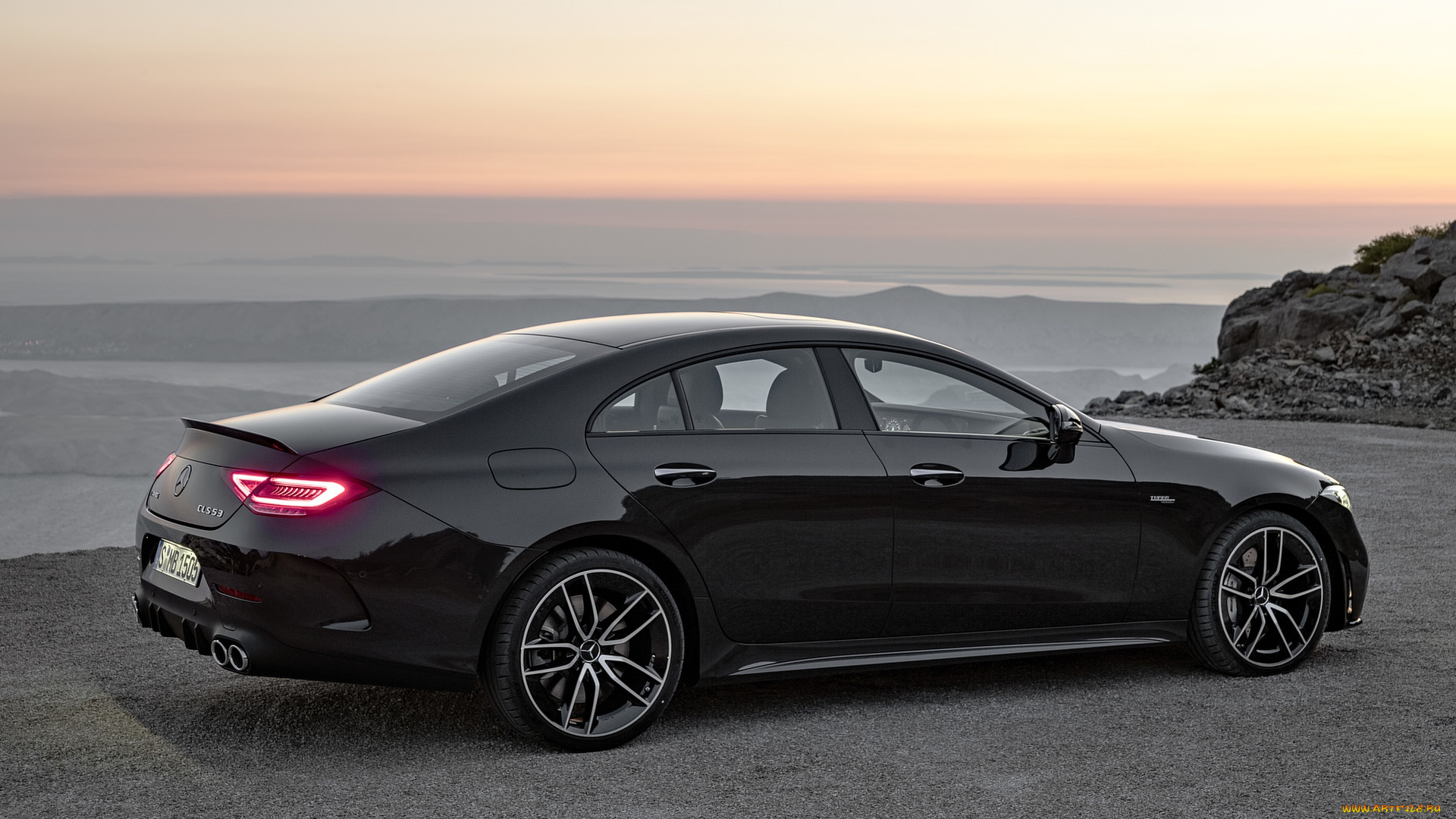 mercedes-amg, cls, 53, 4matic, , 2019, автомобили, mercedes-benz, black, car, мерседес, 4matic, cls, 53, седан, вид, сзади, mercedes, amg