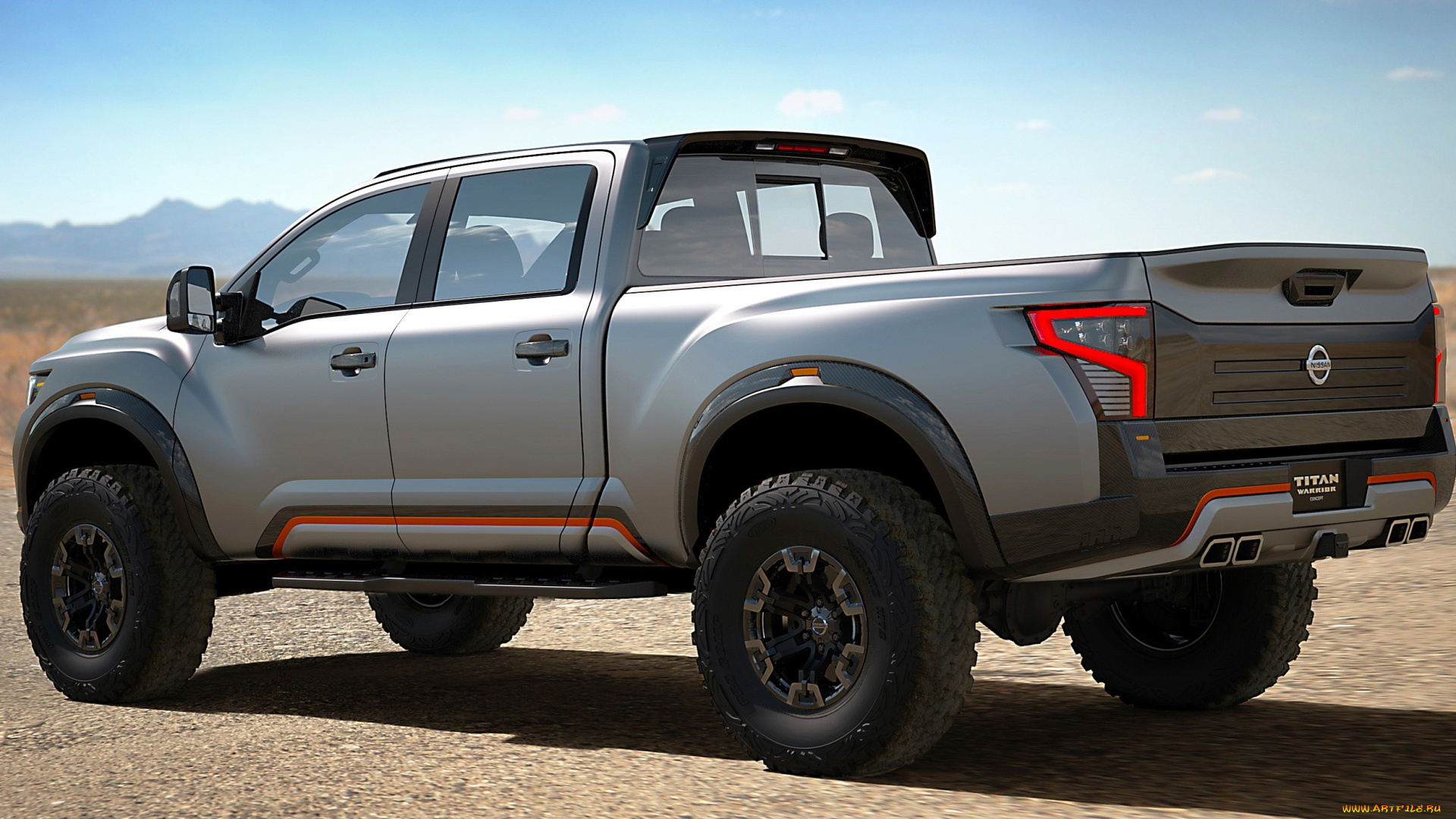 nissan, titan, warrior, concept, 2017, автомобили, 3д, nissan, titan, warrior, concept, 2017