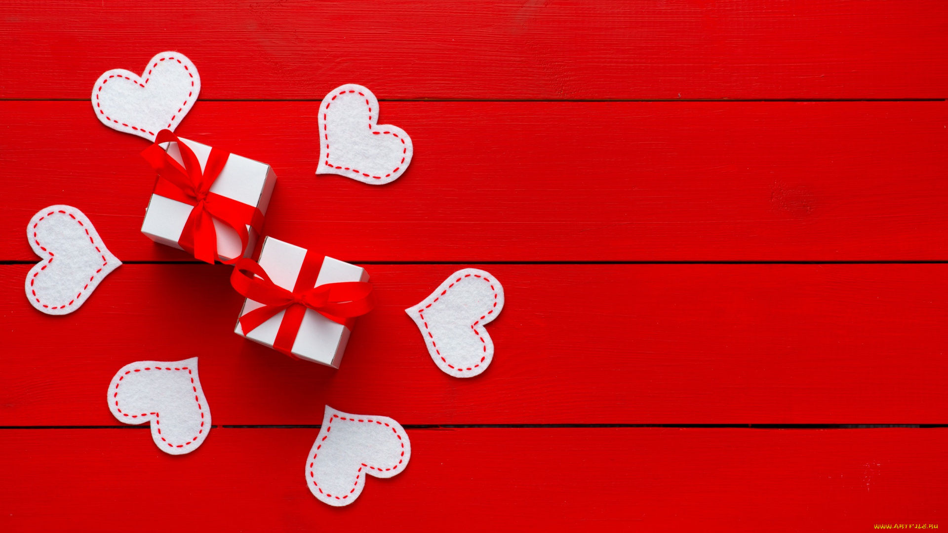 праздничные, день, святого, валентина, , сердечки, , любовь, сердечки, подарки, фон