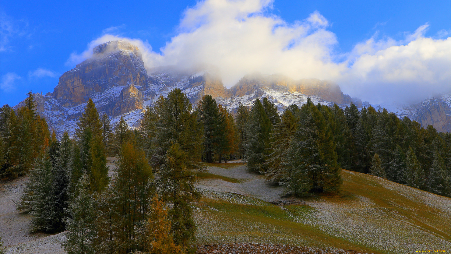 природа, горы, простор