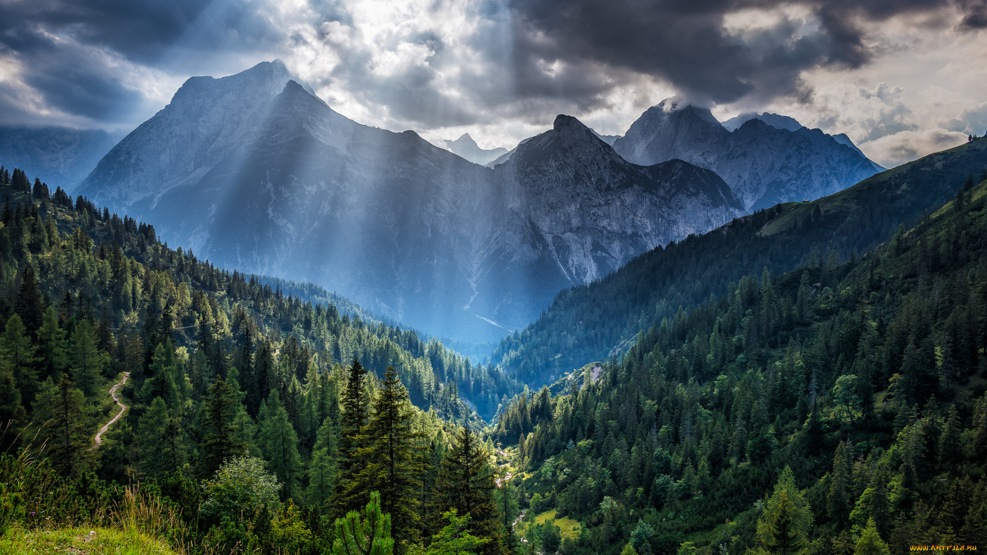 природа, горы, простор