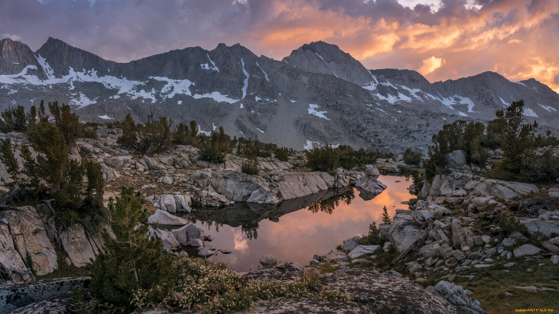 природа, горы, простор