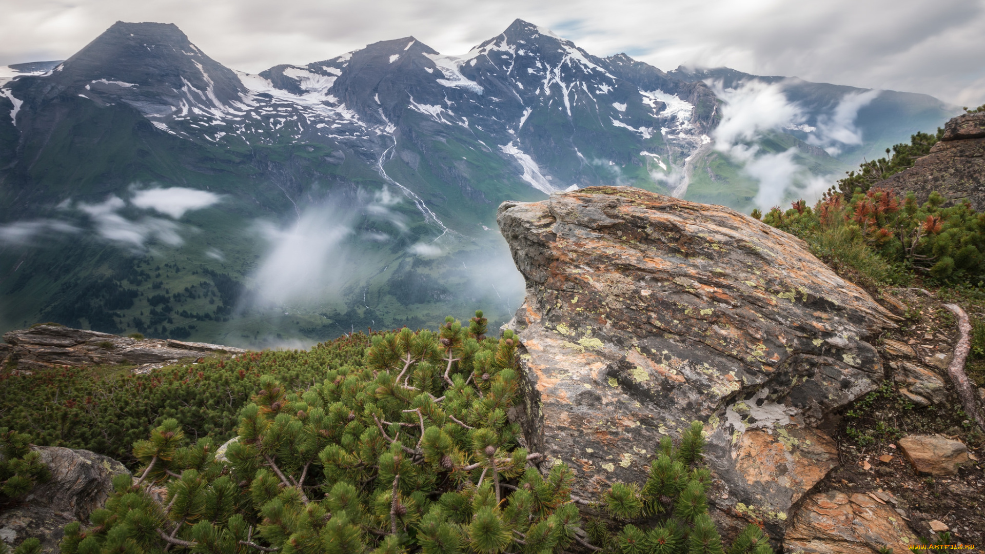 природа, горы, простор