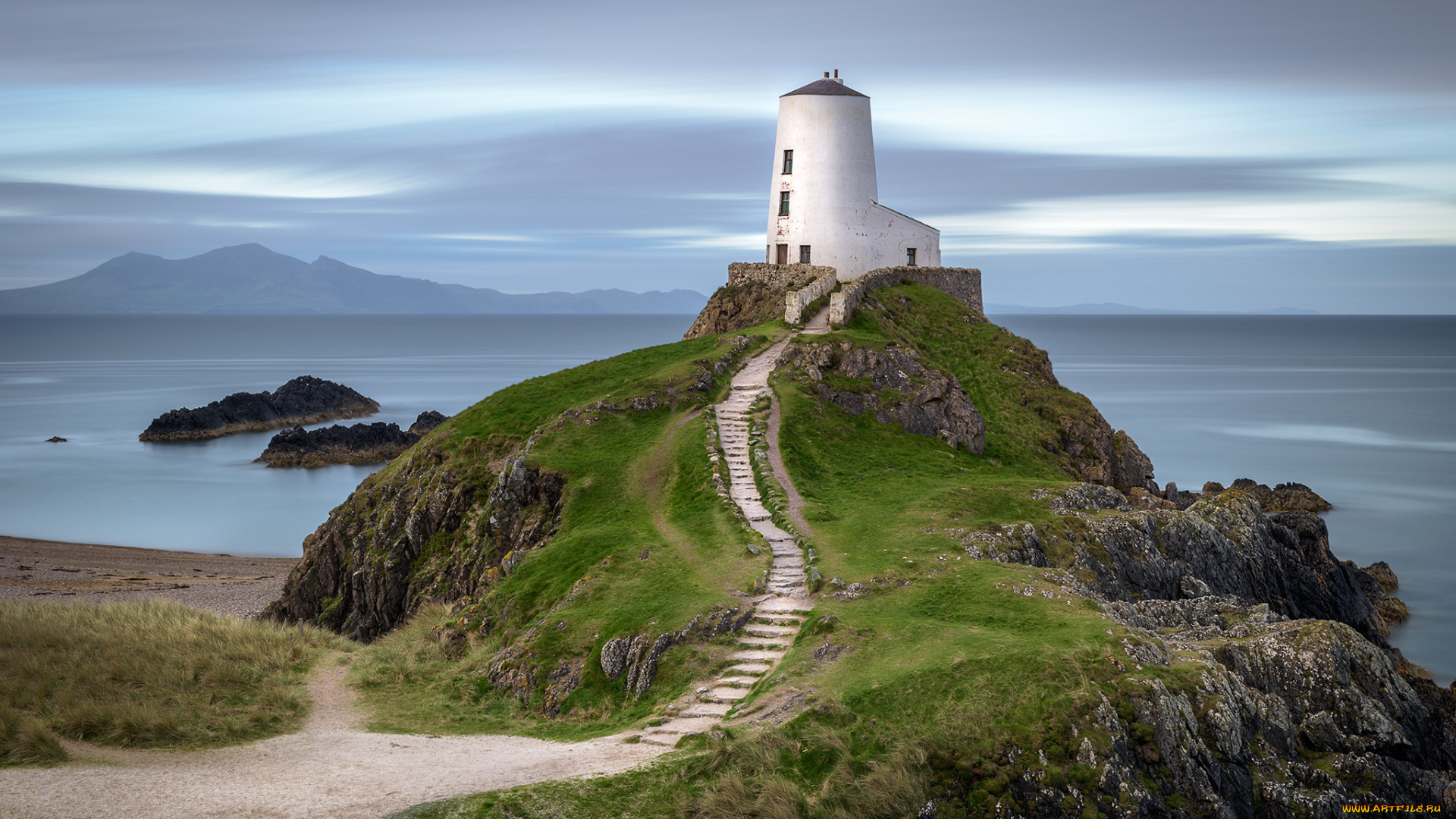 природа, маяки, простор