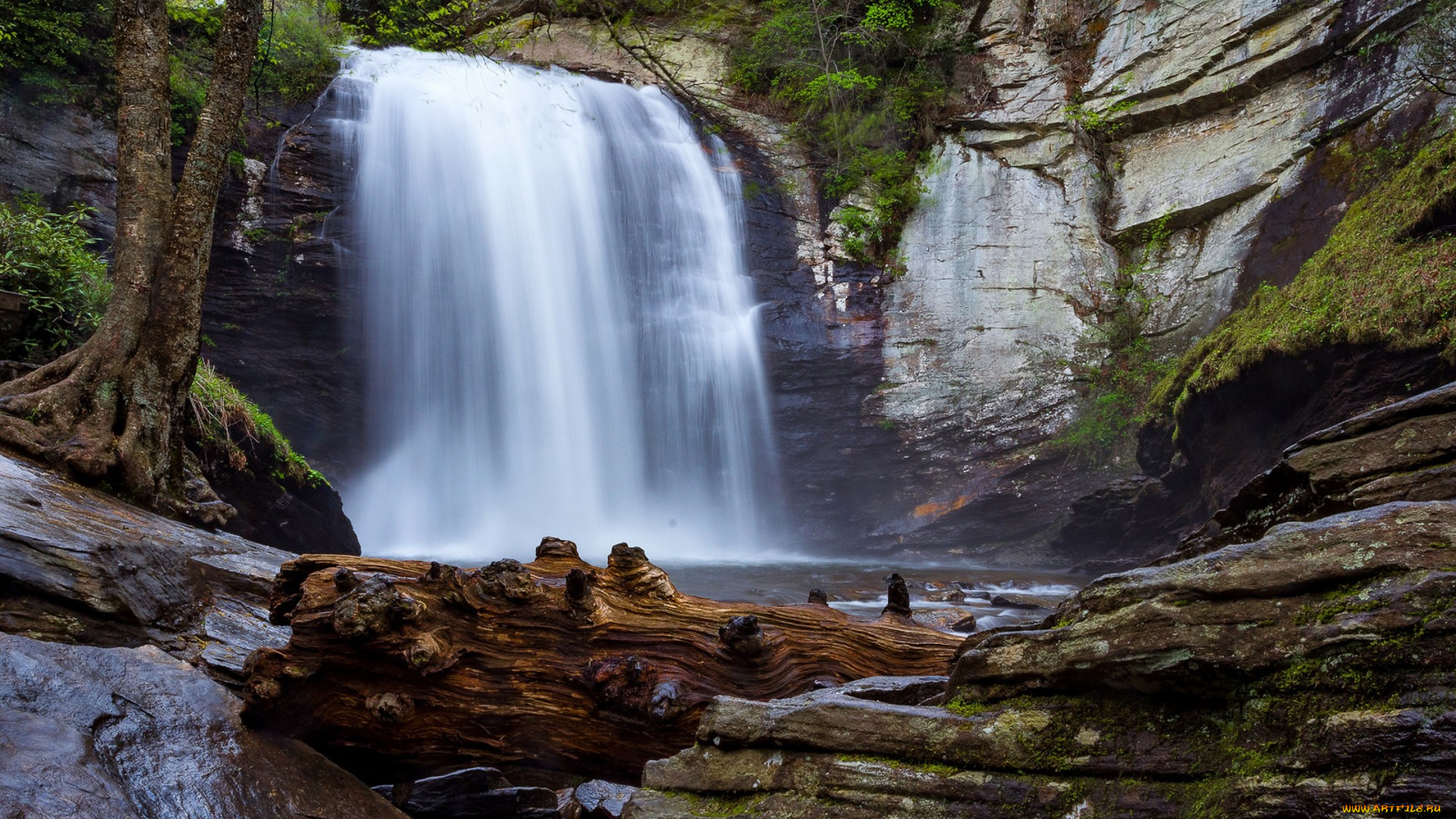 природа, водопады, простор