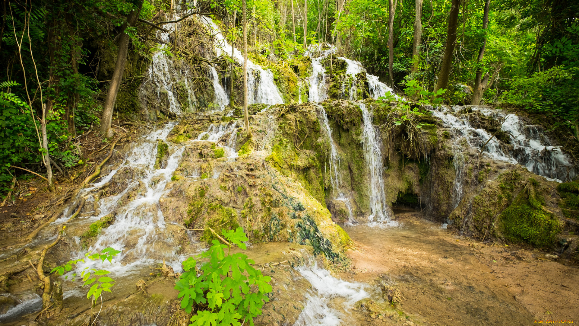 природа, водопады, простор