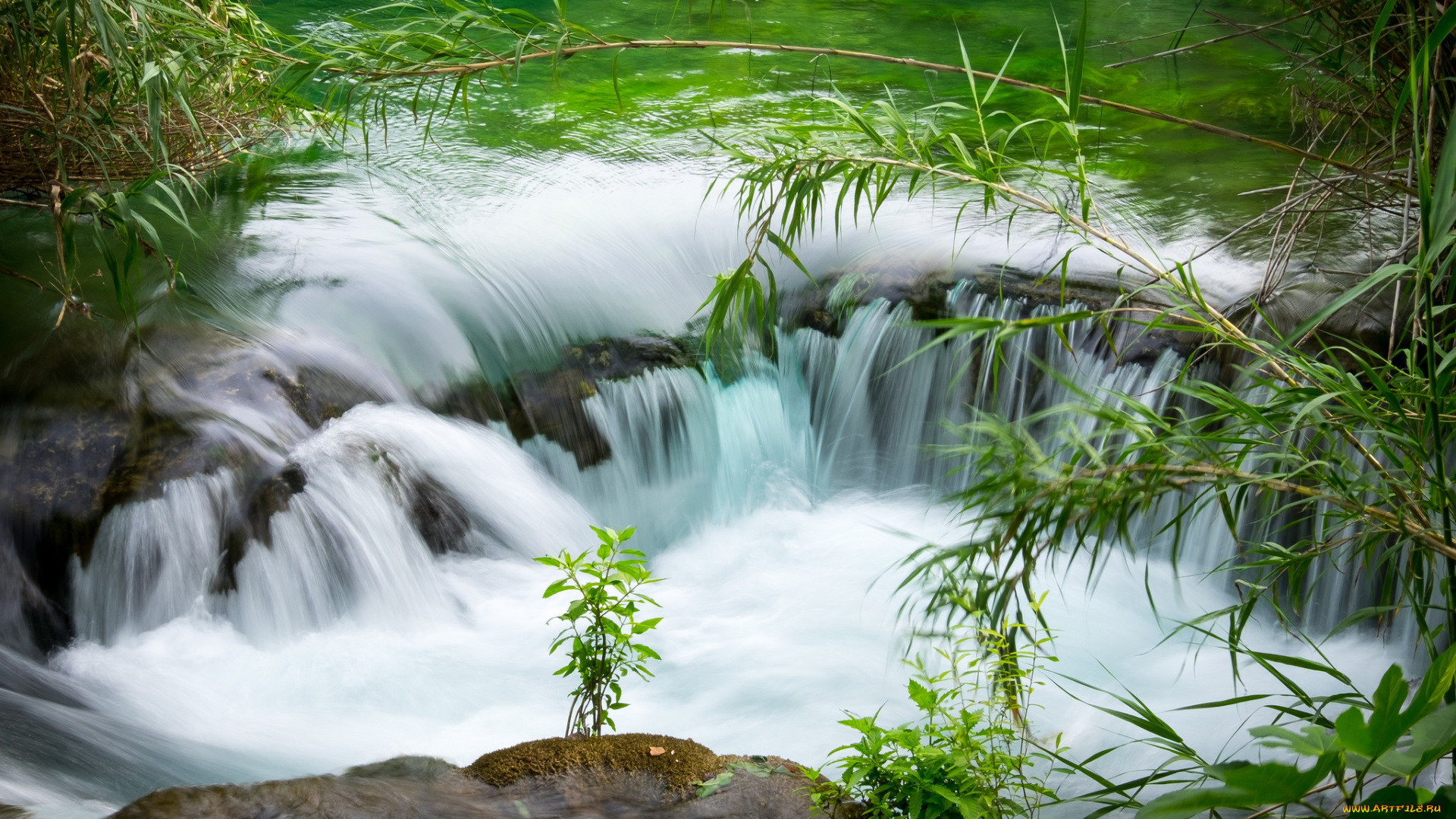 природа, водопады, простор