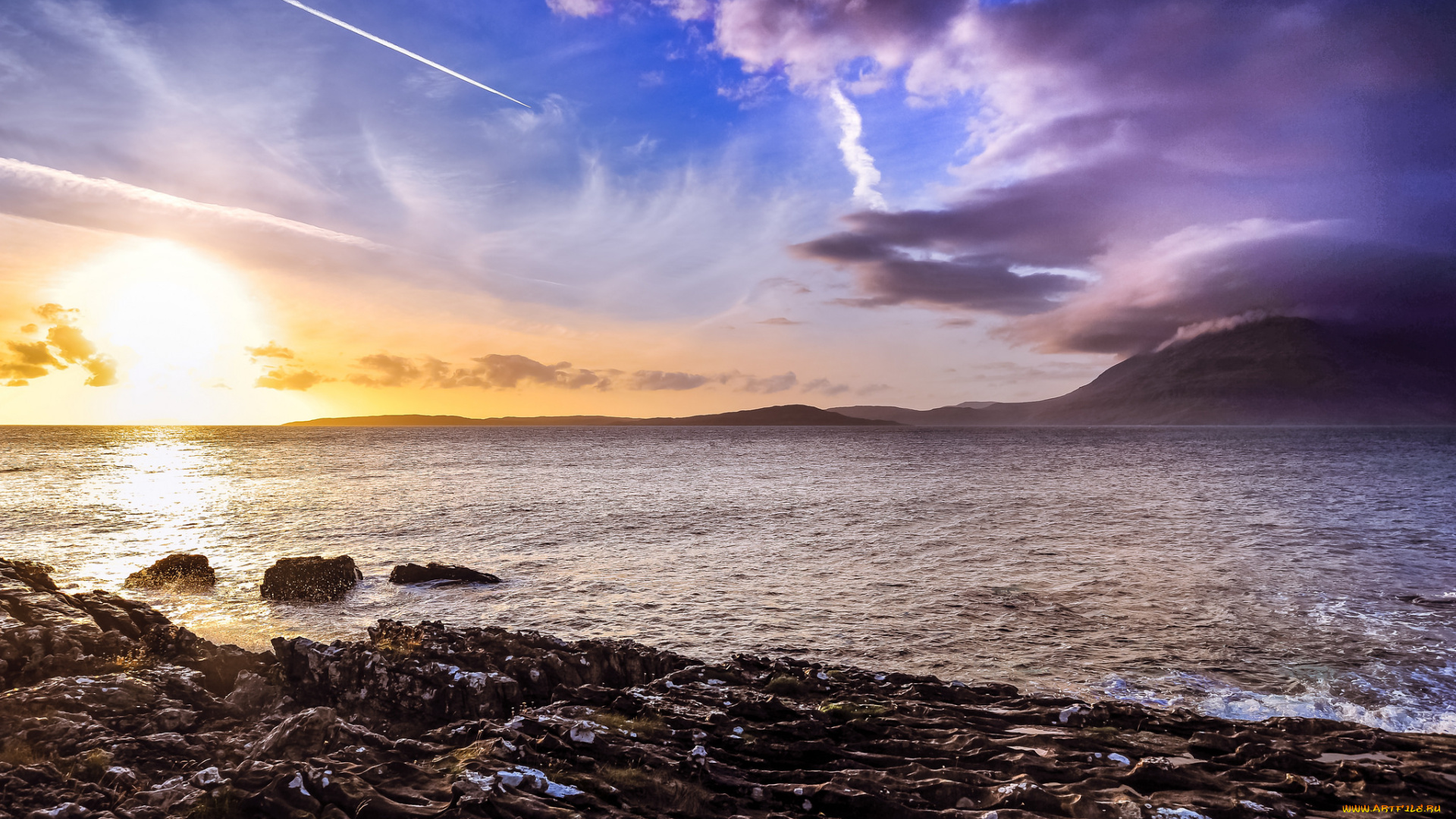 природа, восходы, закаты, простор