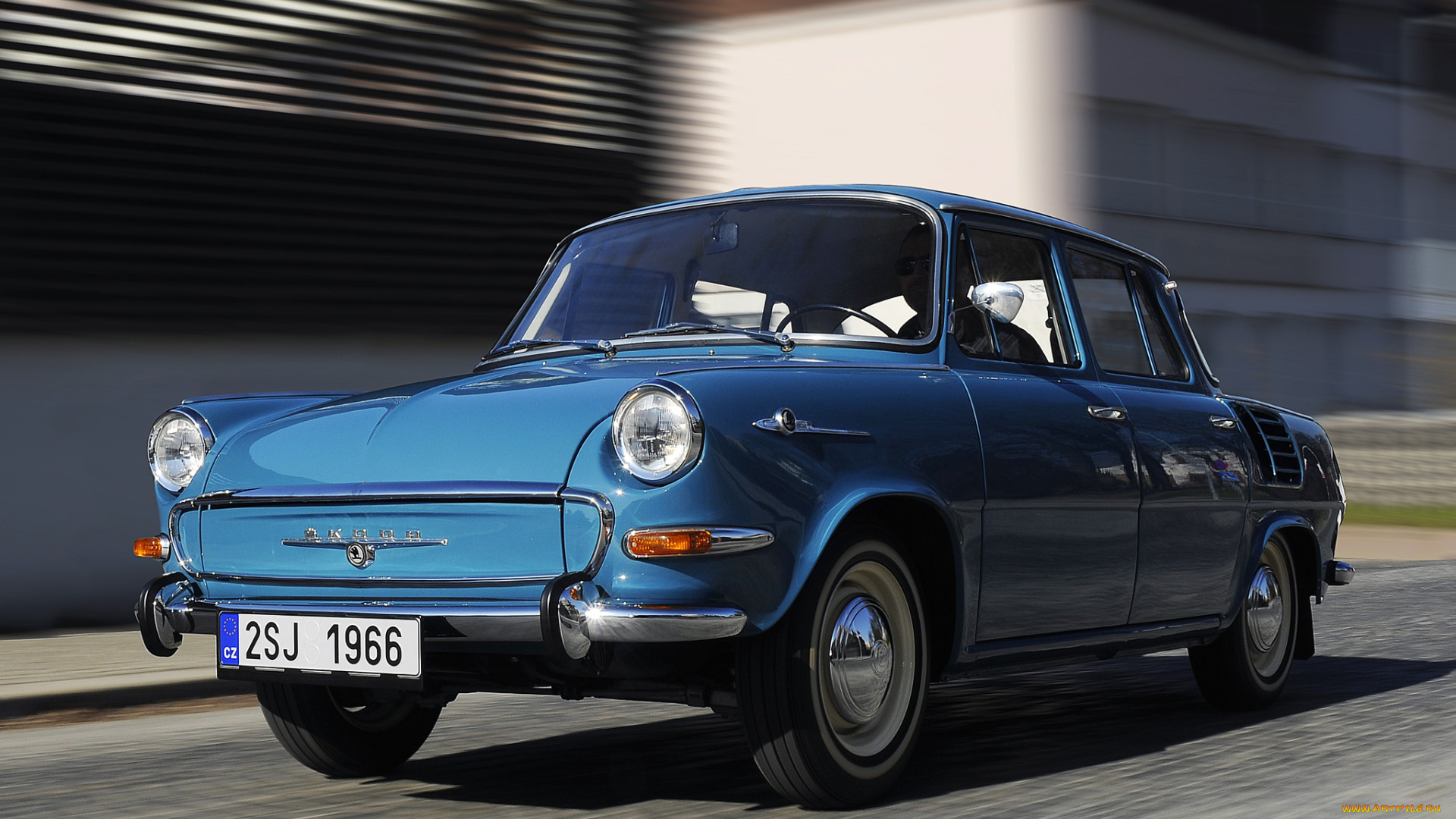 skoda, 1000, mb, 1966, автомобили, skoda, 1000, mb, 1966, blue