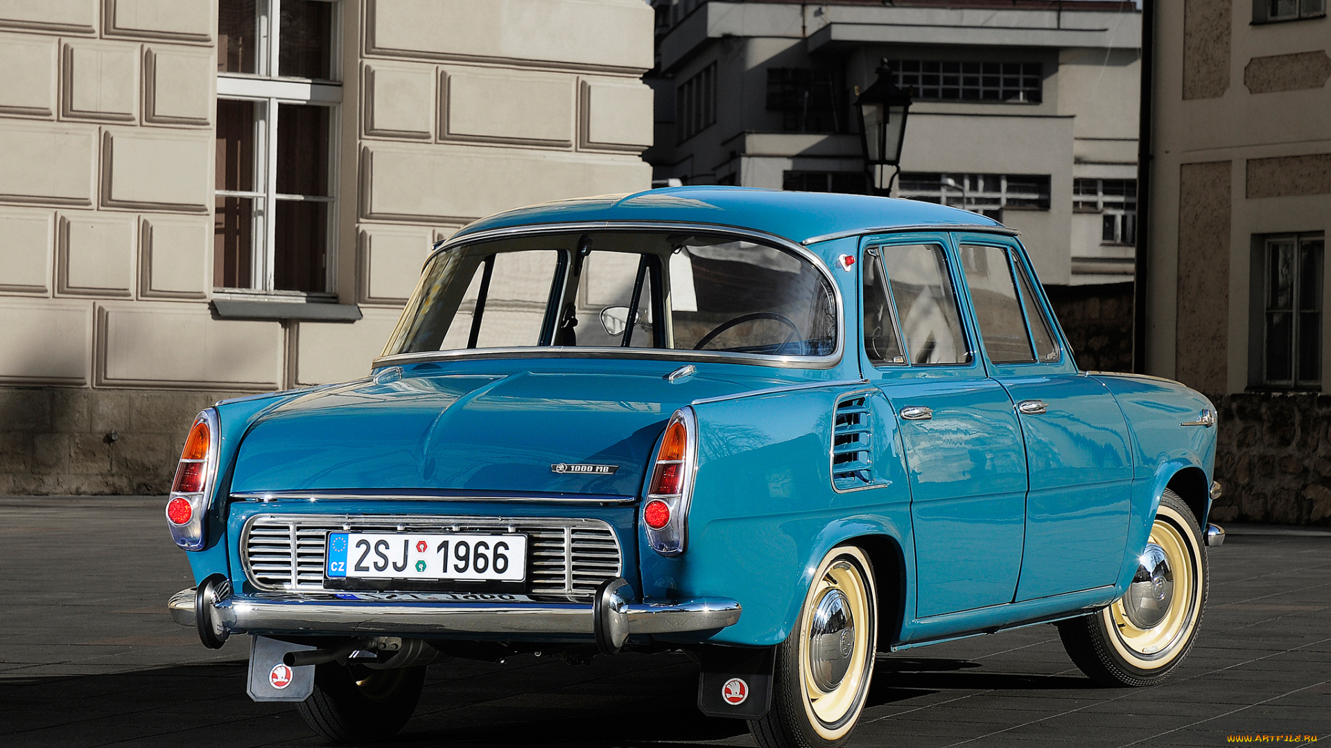 skoda, 1000, mb, 1966, автомобили, skoda, 1000, mb, 1966, blue