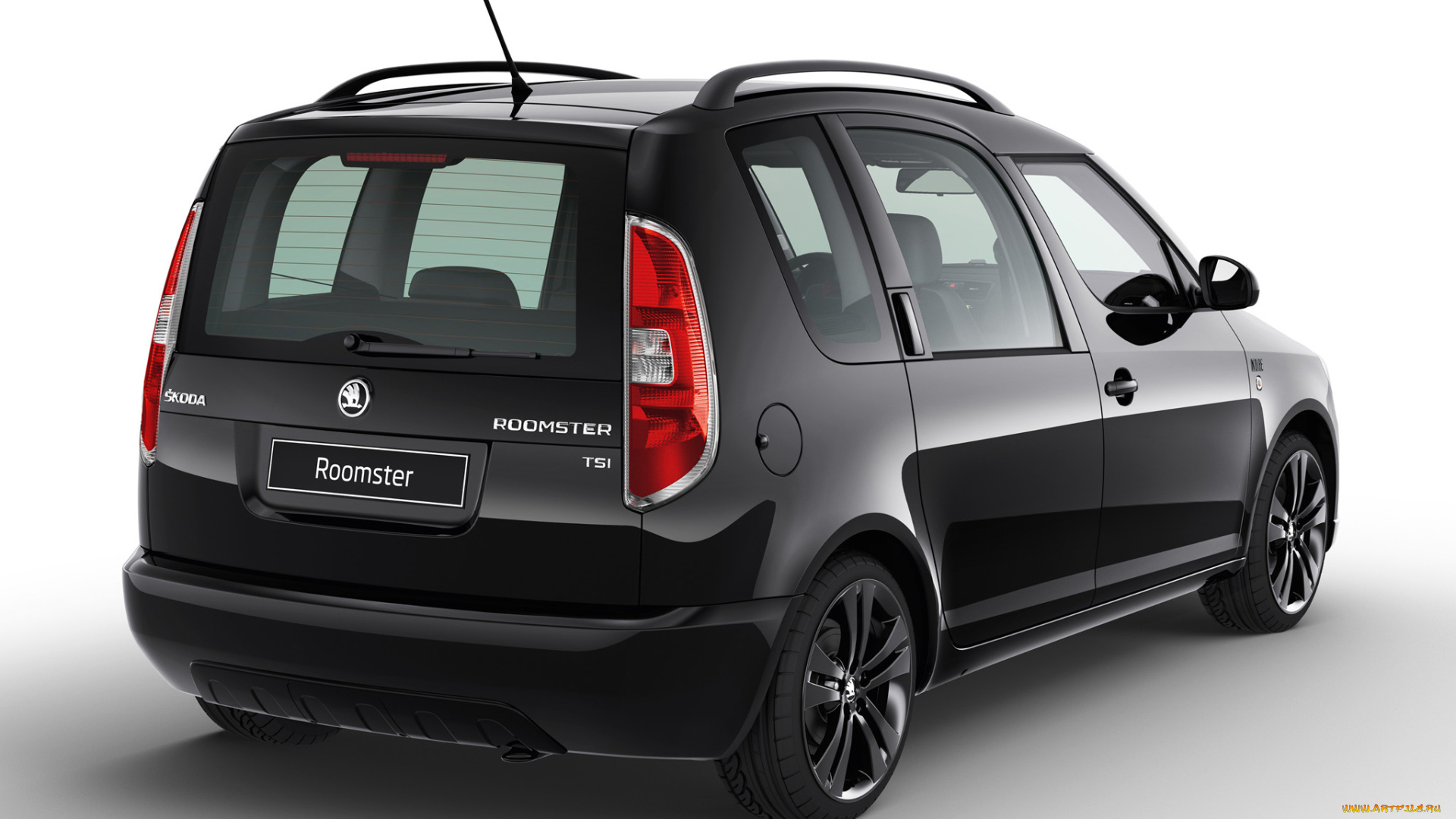 skoda, roomster, noire, 2013, автомобили, skoda, roomster, noire, 2013, чёрный