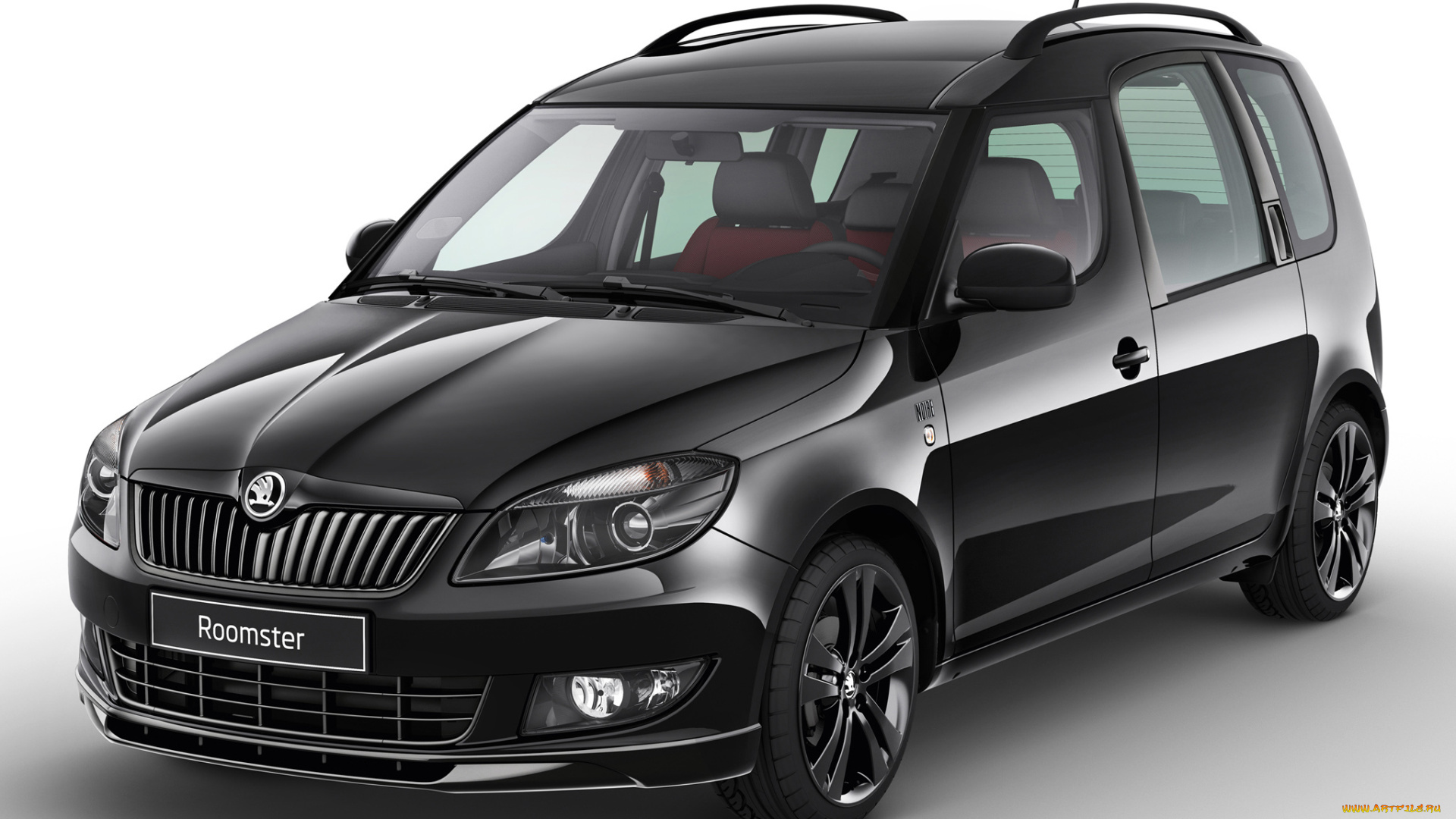 skoda, roomster, noire, 2013, автомобили, skoda, roomster, noire, 2013, чёрный