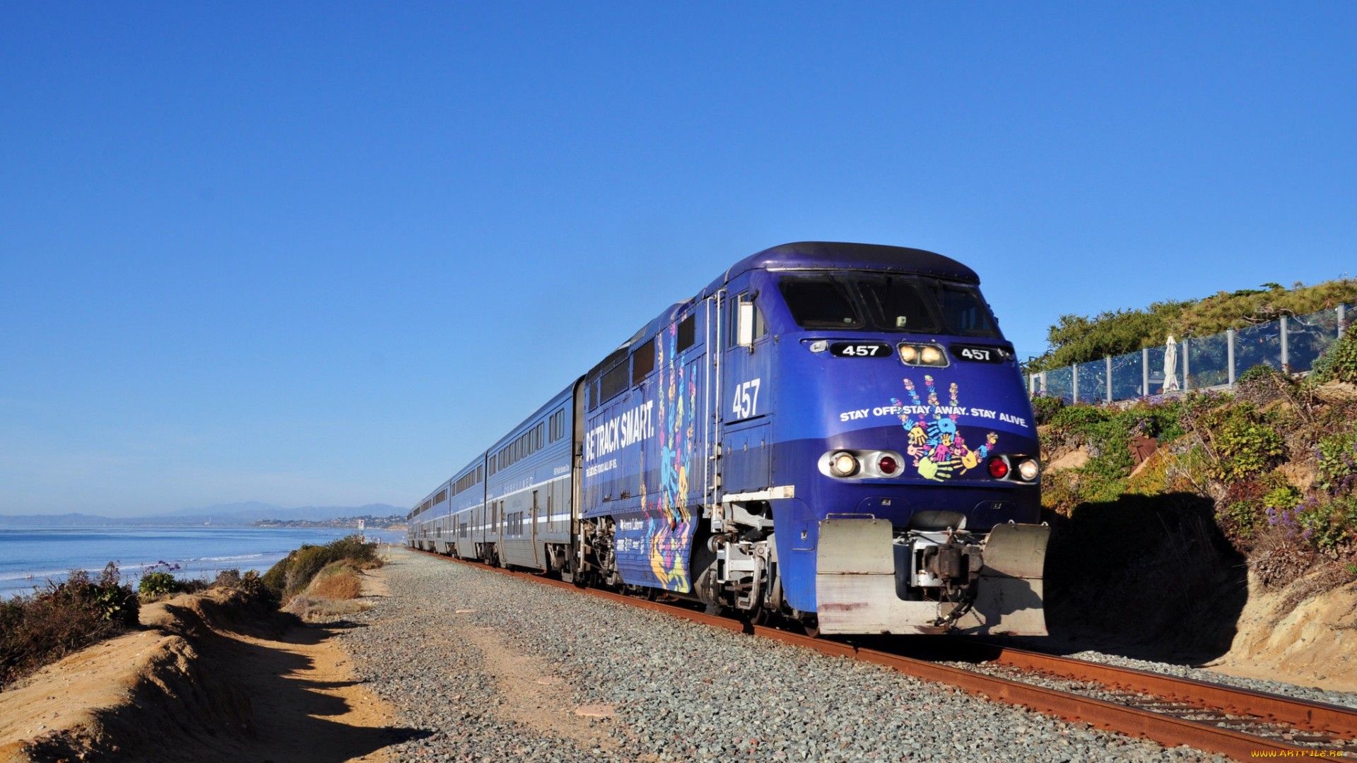 техника, поезда, локомотив, состав