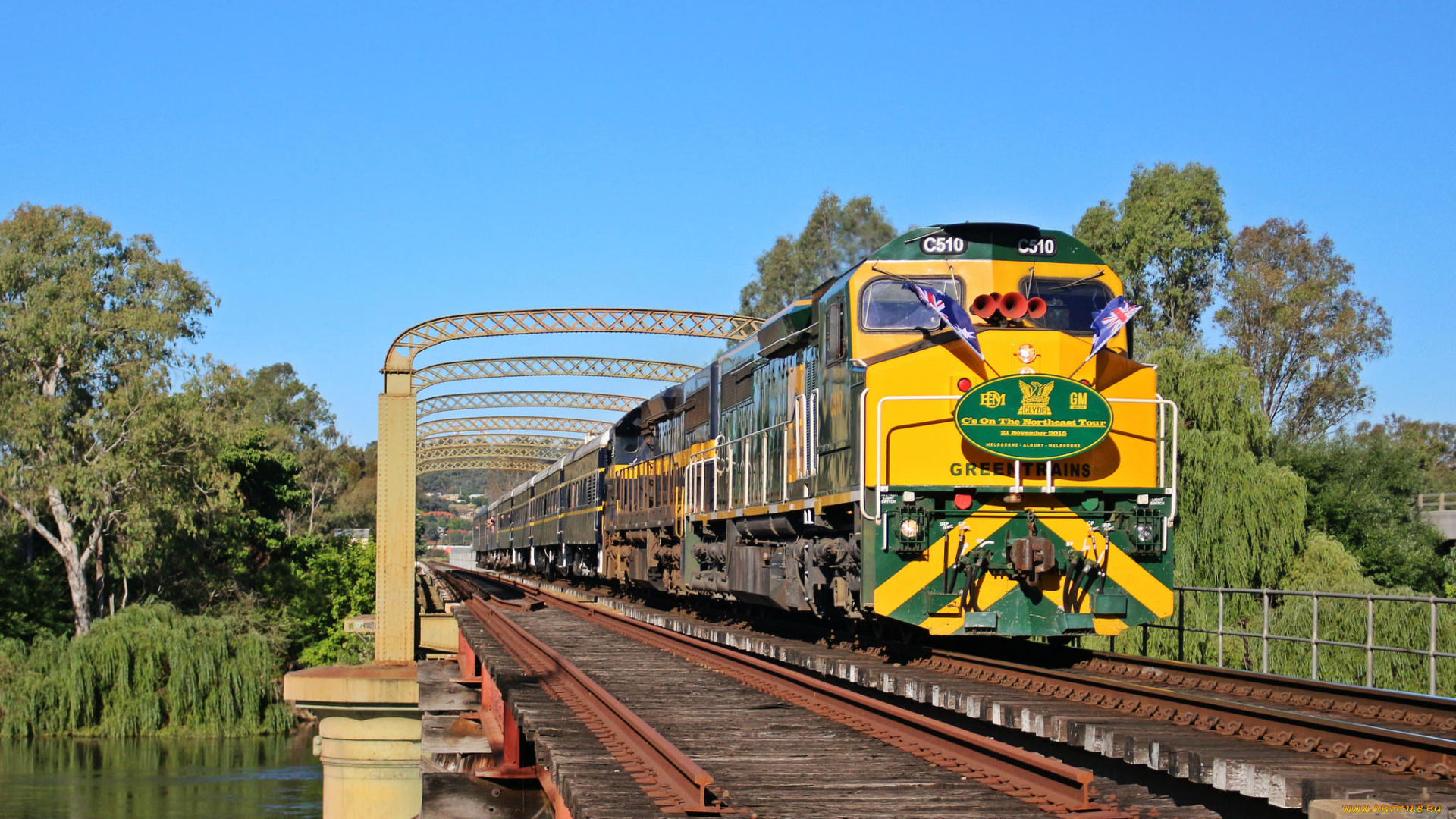 техника, поезда, состав, локомотив