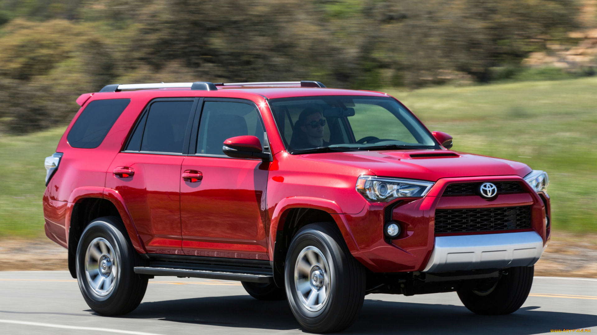 toyota, 4runner, trail, 2013, автомобили, toyota, 2013, trail, 4runner, red