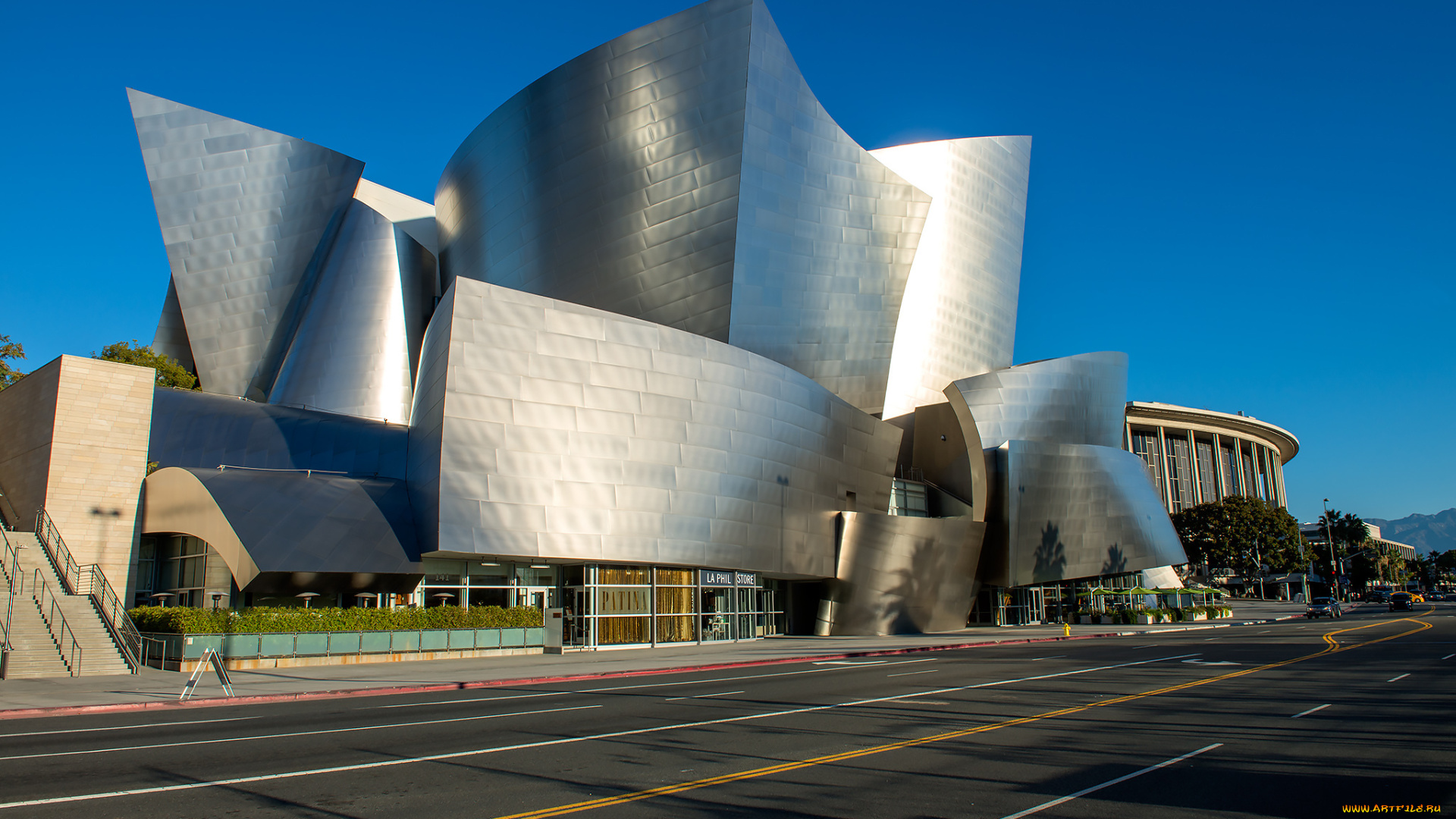 walt, disney, concert, hall, , los, angeles, города, лос-анджелес, , сша, простор