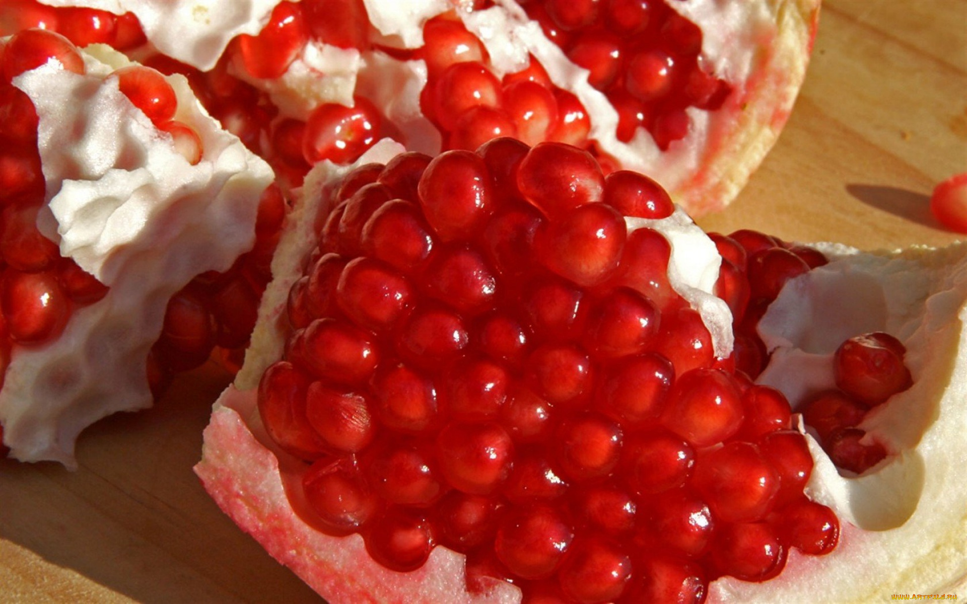 еда, гранат, зерна