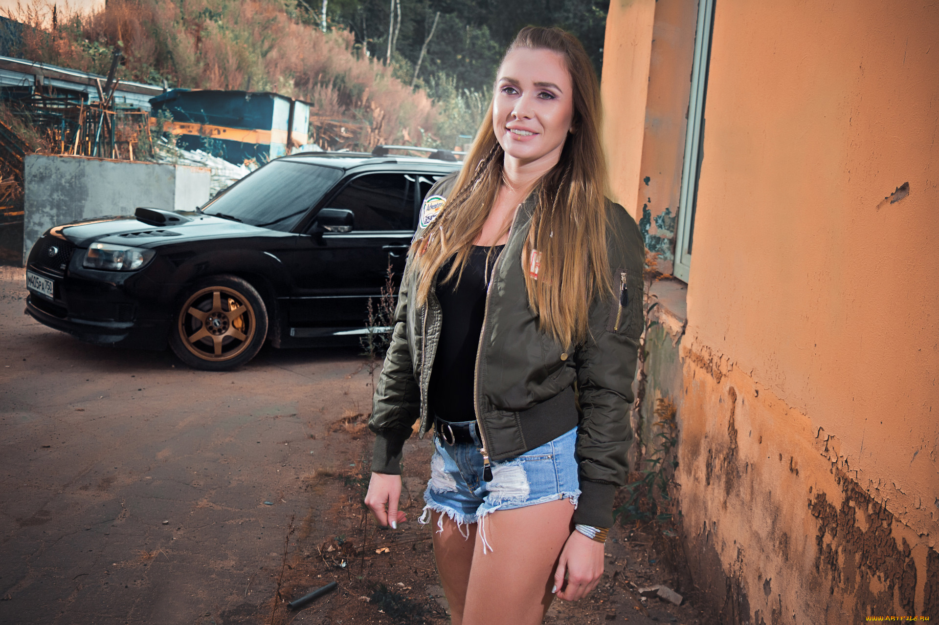 автомобили, -авто, с, девушками, subaru