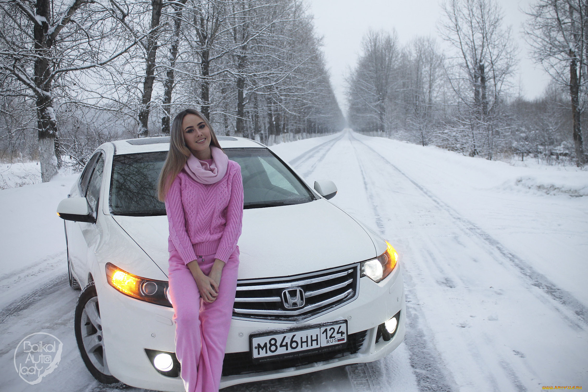 автомобили, -авто, с, девушками, honda, accord