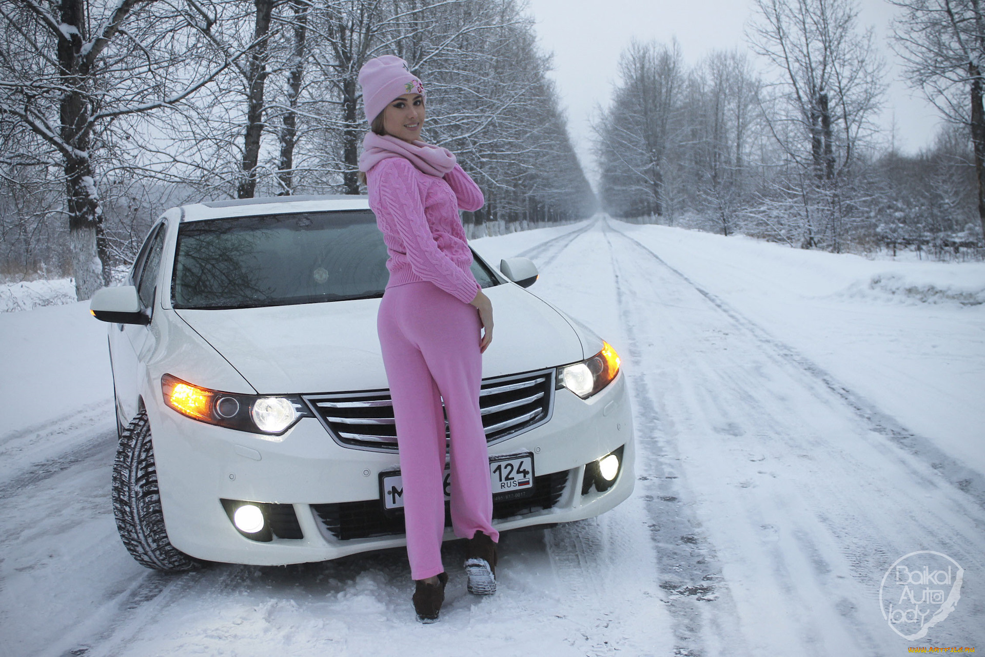 автомобили, -авто, с, девушками, honda, accord