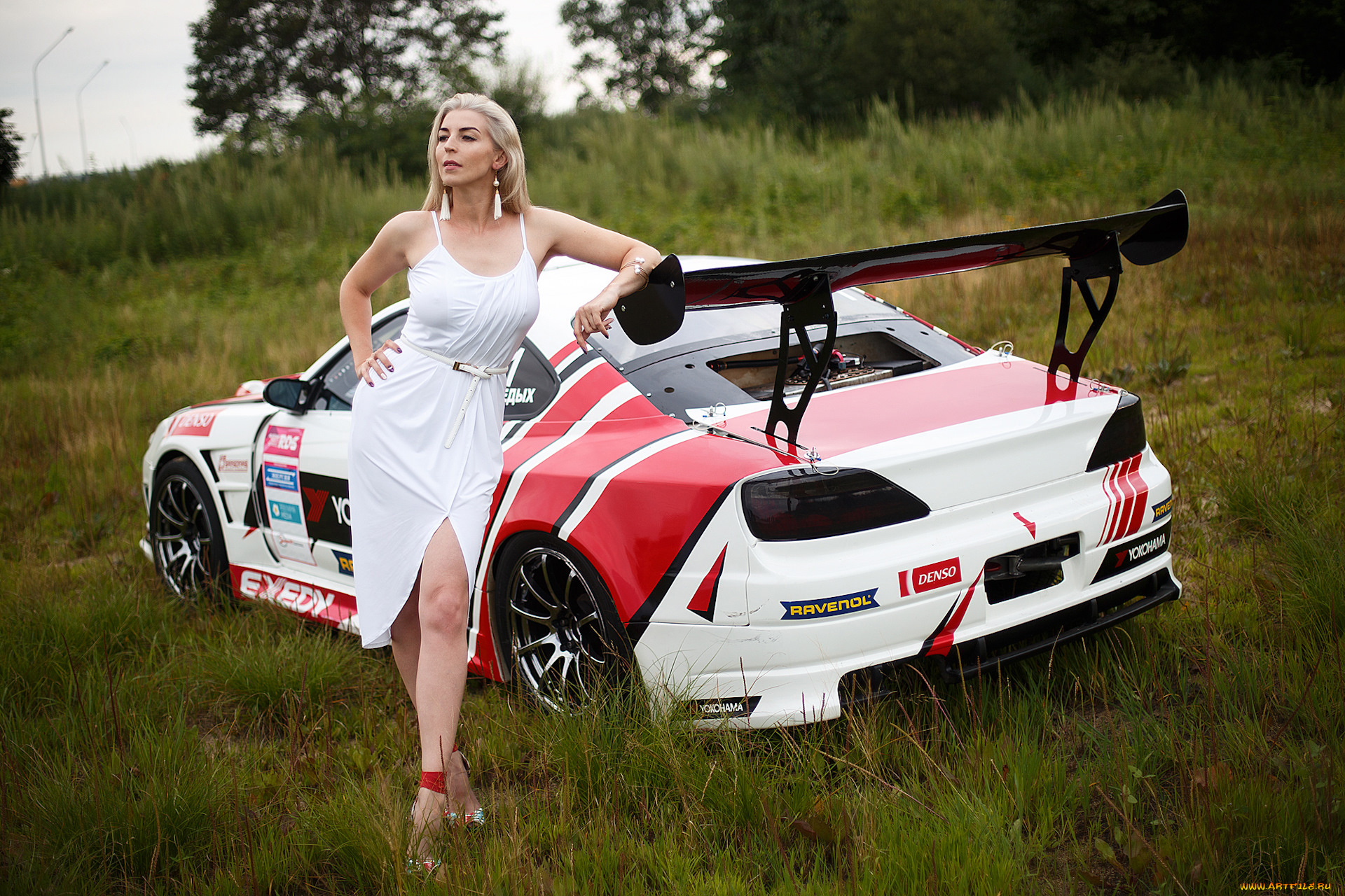 автомобили, -авто, с, девушками, nissan, silvia