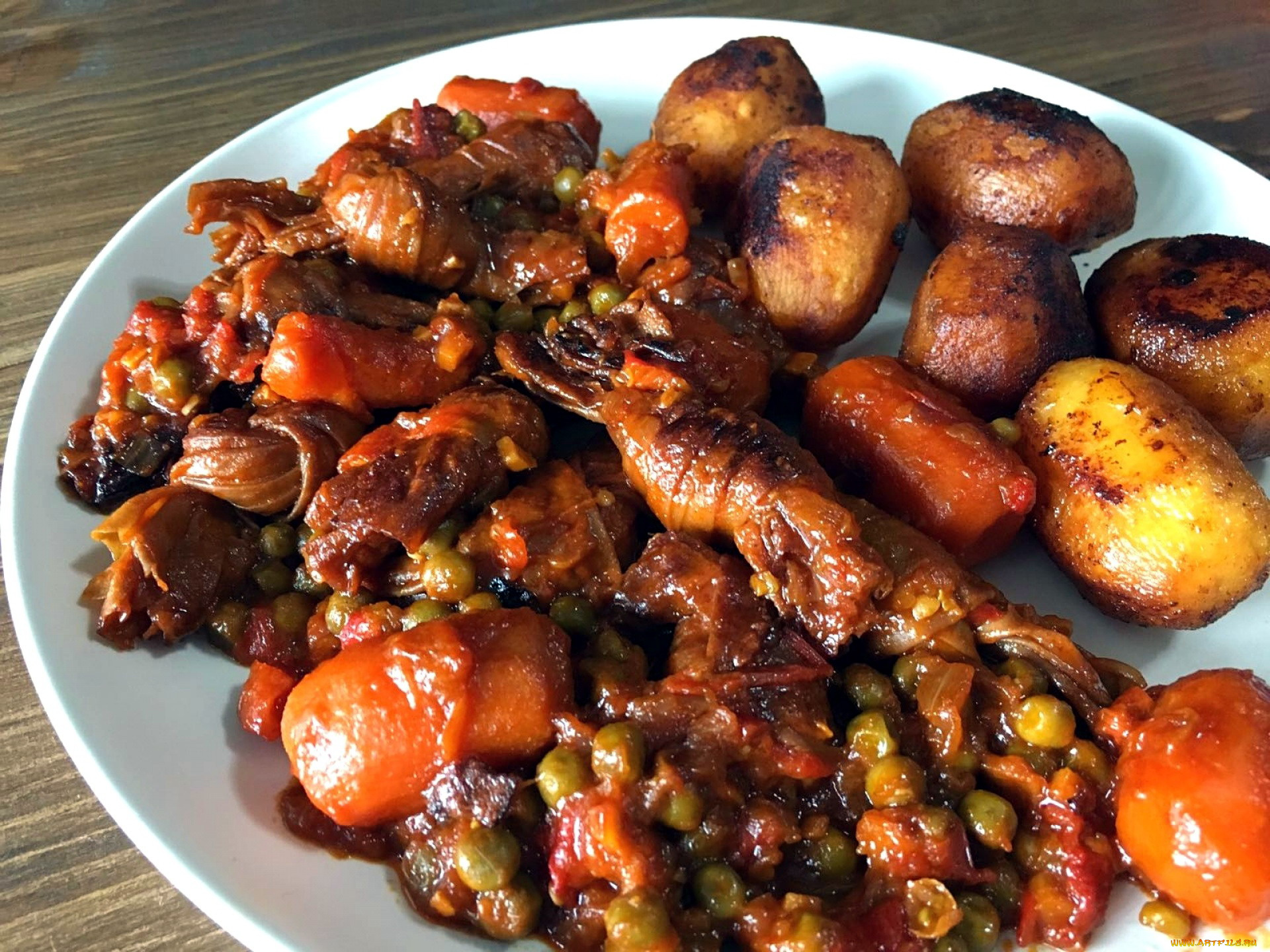 еда, вторые, блюда, рагу, картофель