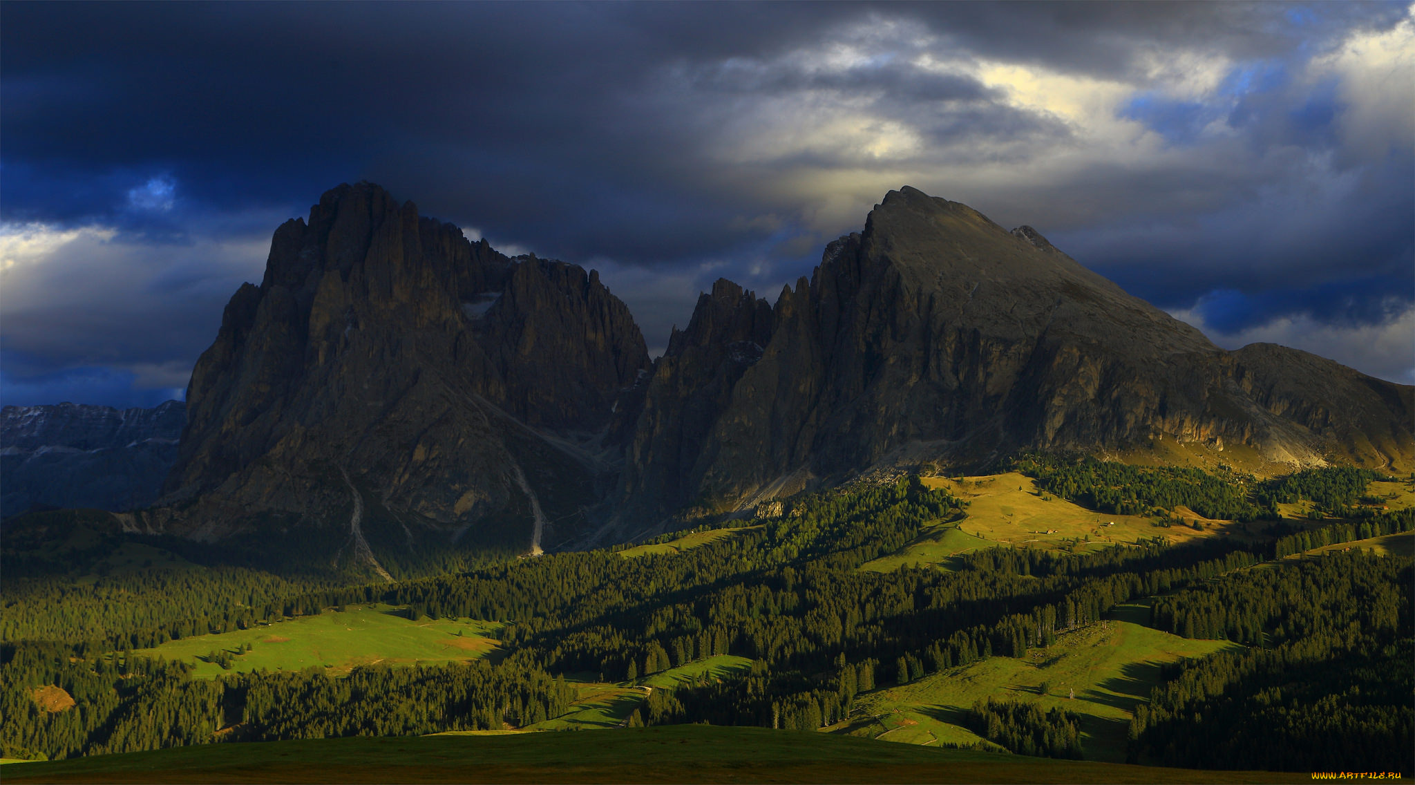 природа, горы, простор