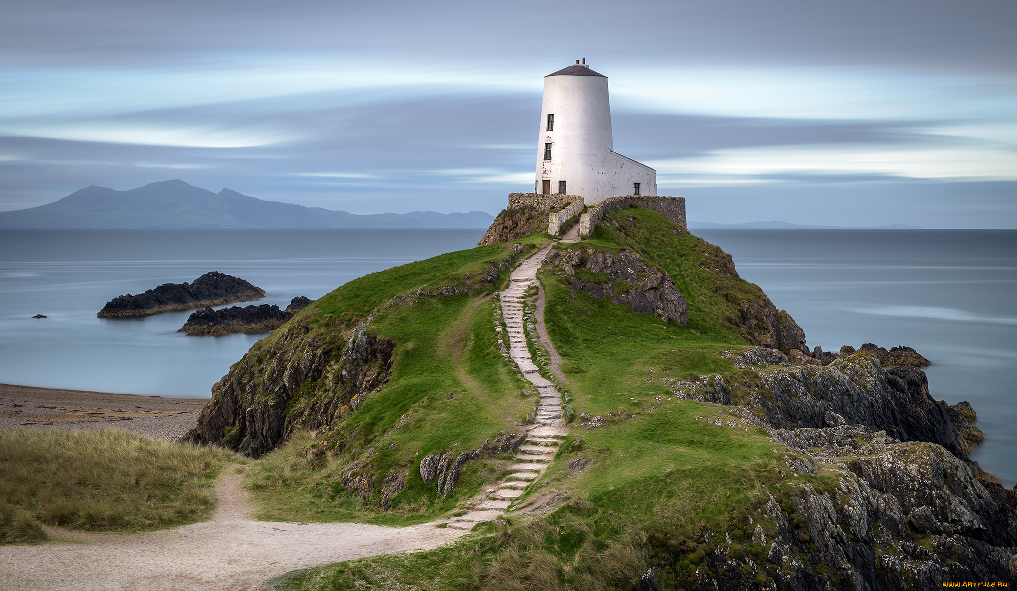 природа, маяки, простор