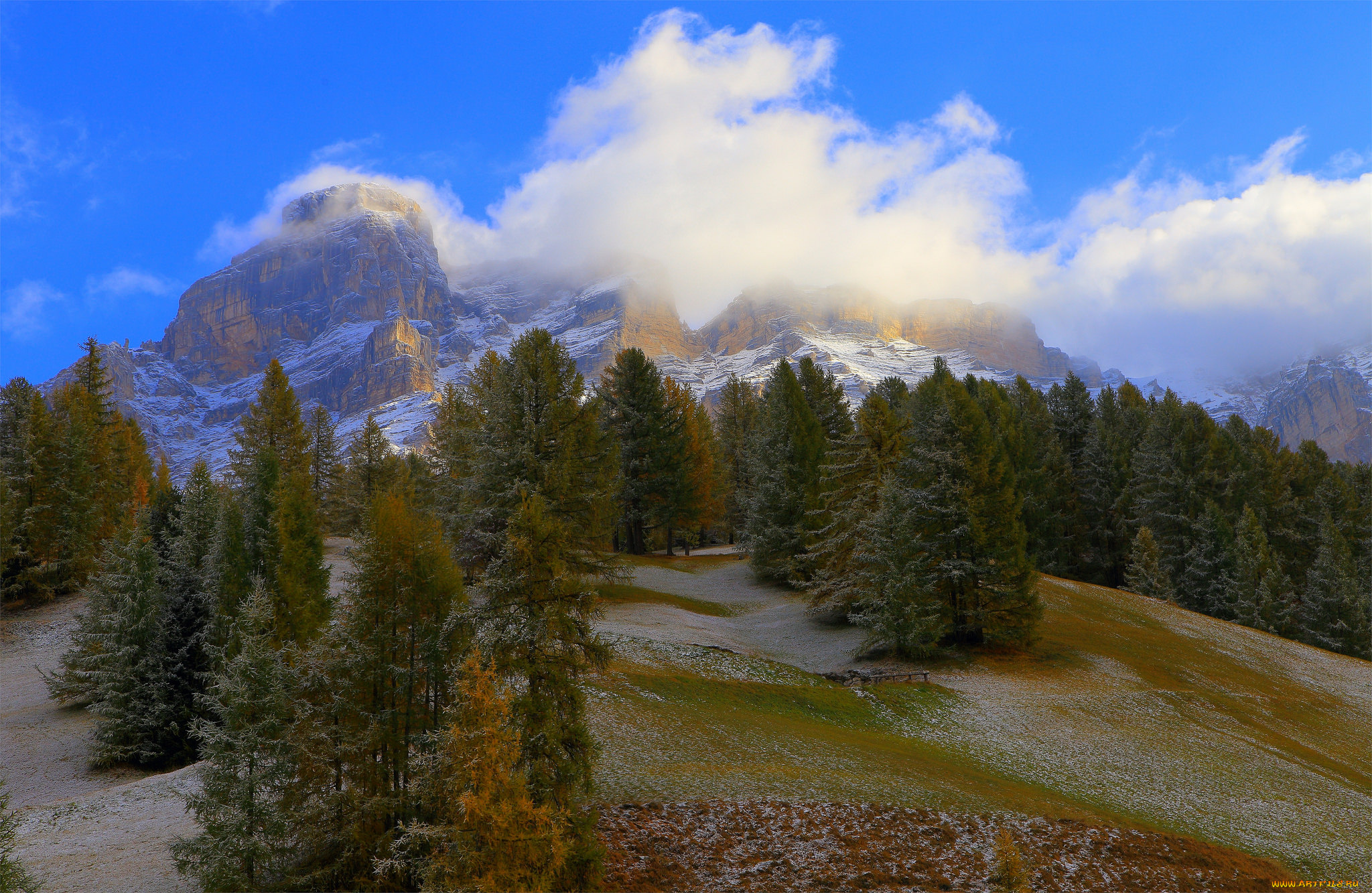 природа, горы, простор