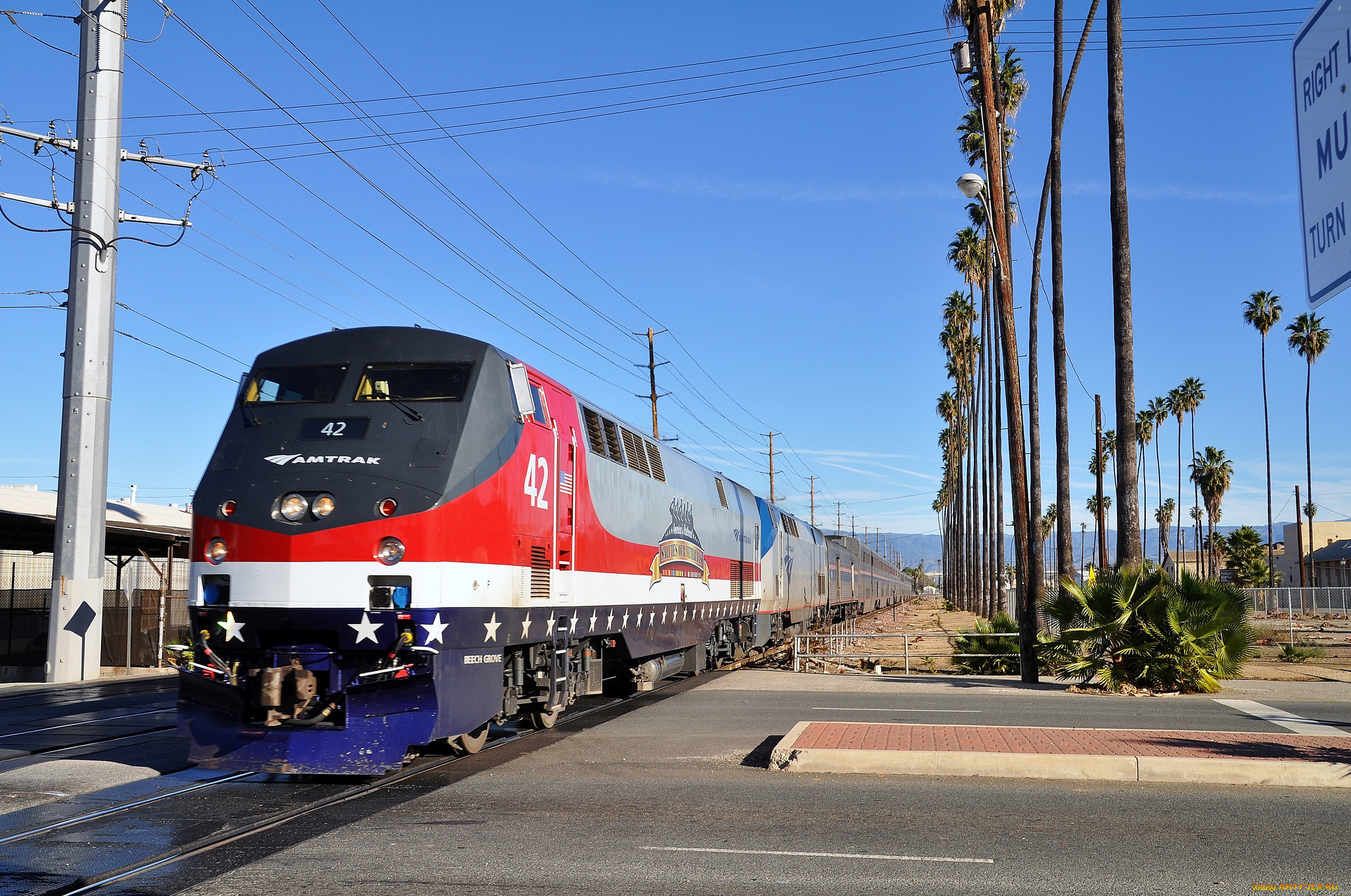 техника, поезда, локомотив, состав