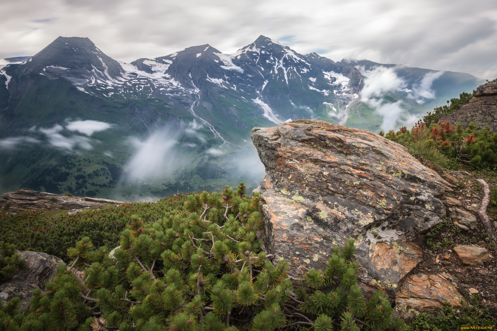 природа, горы, простор