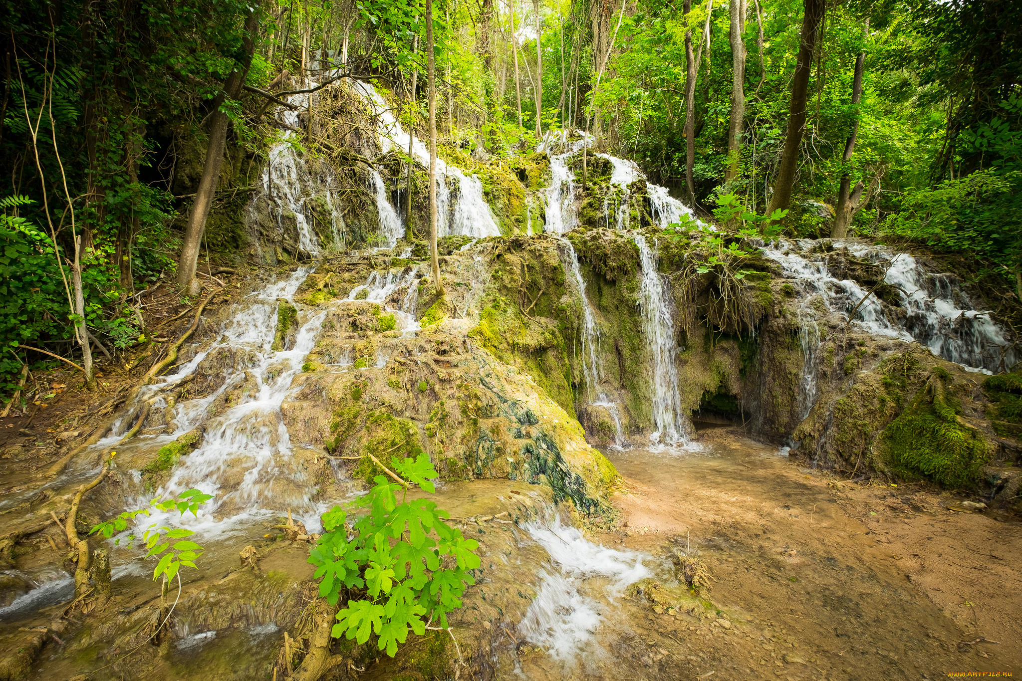 природа, водопады, простор