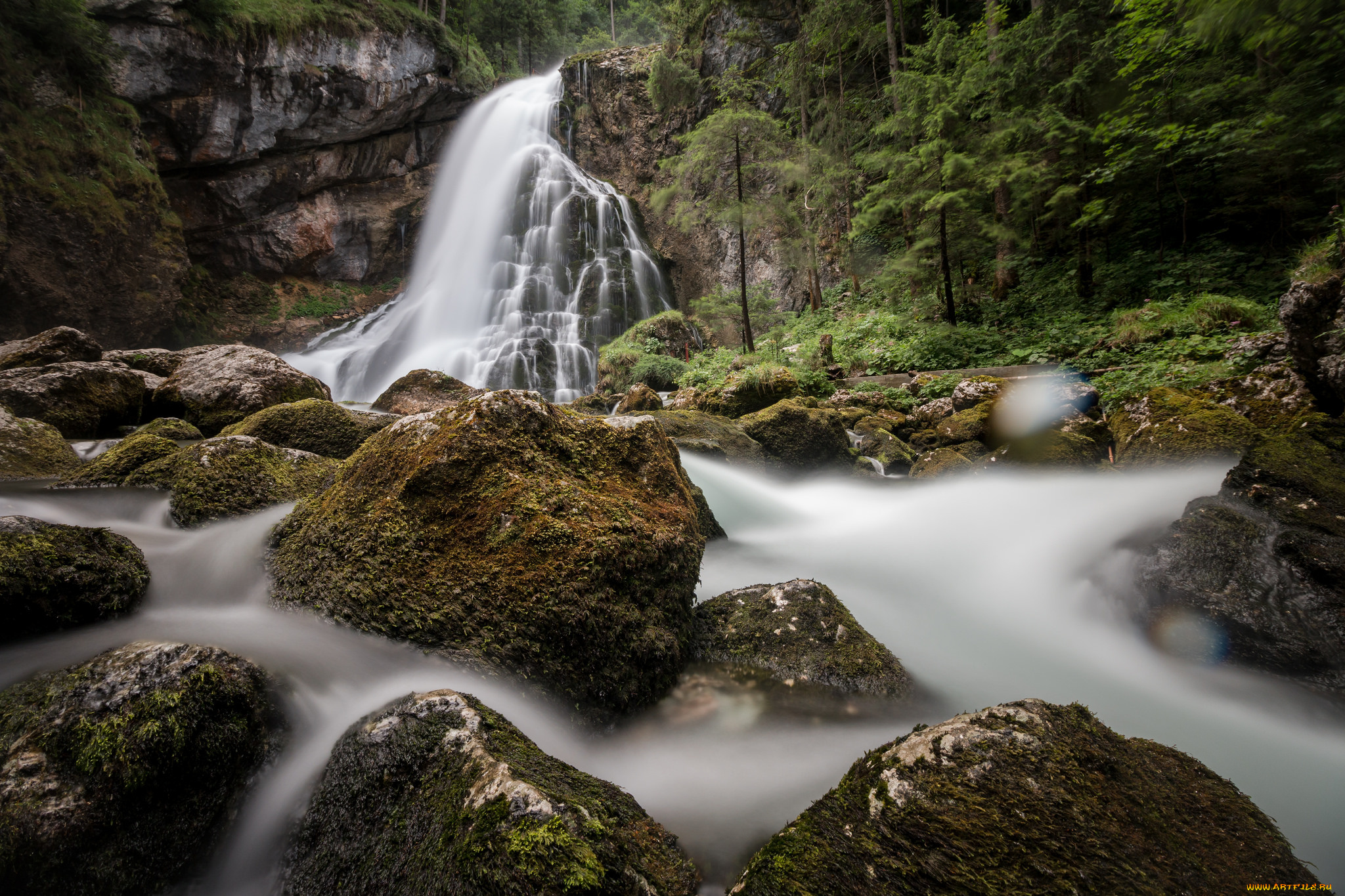 природа, водопады, простор
